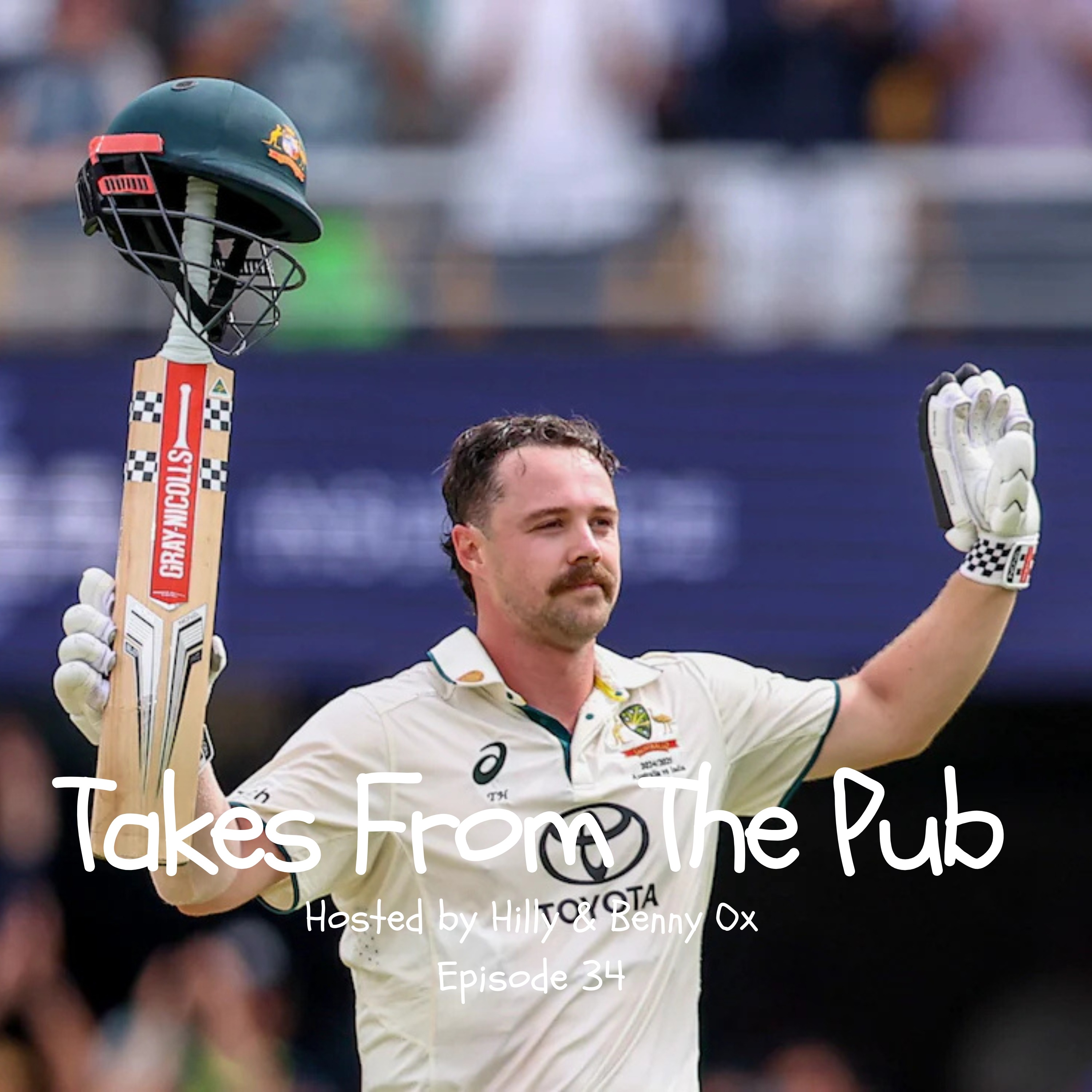 Takes From The Pub EP.34 Ashes and Afterparties, plus all the sport around the world episode artwork
