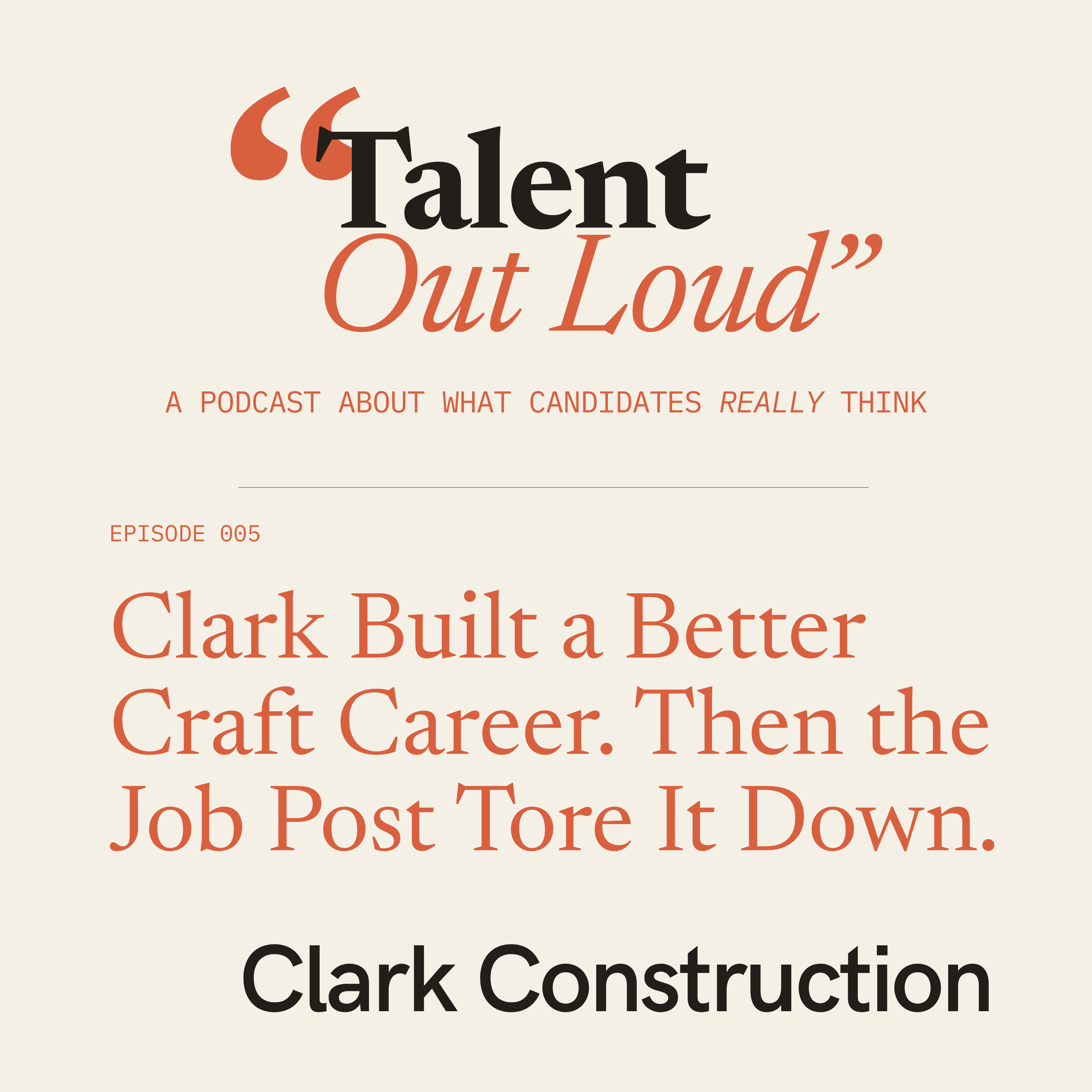 Clark Built a Better Craft Career. Then the Job Post Tore It Down. episode artwork