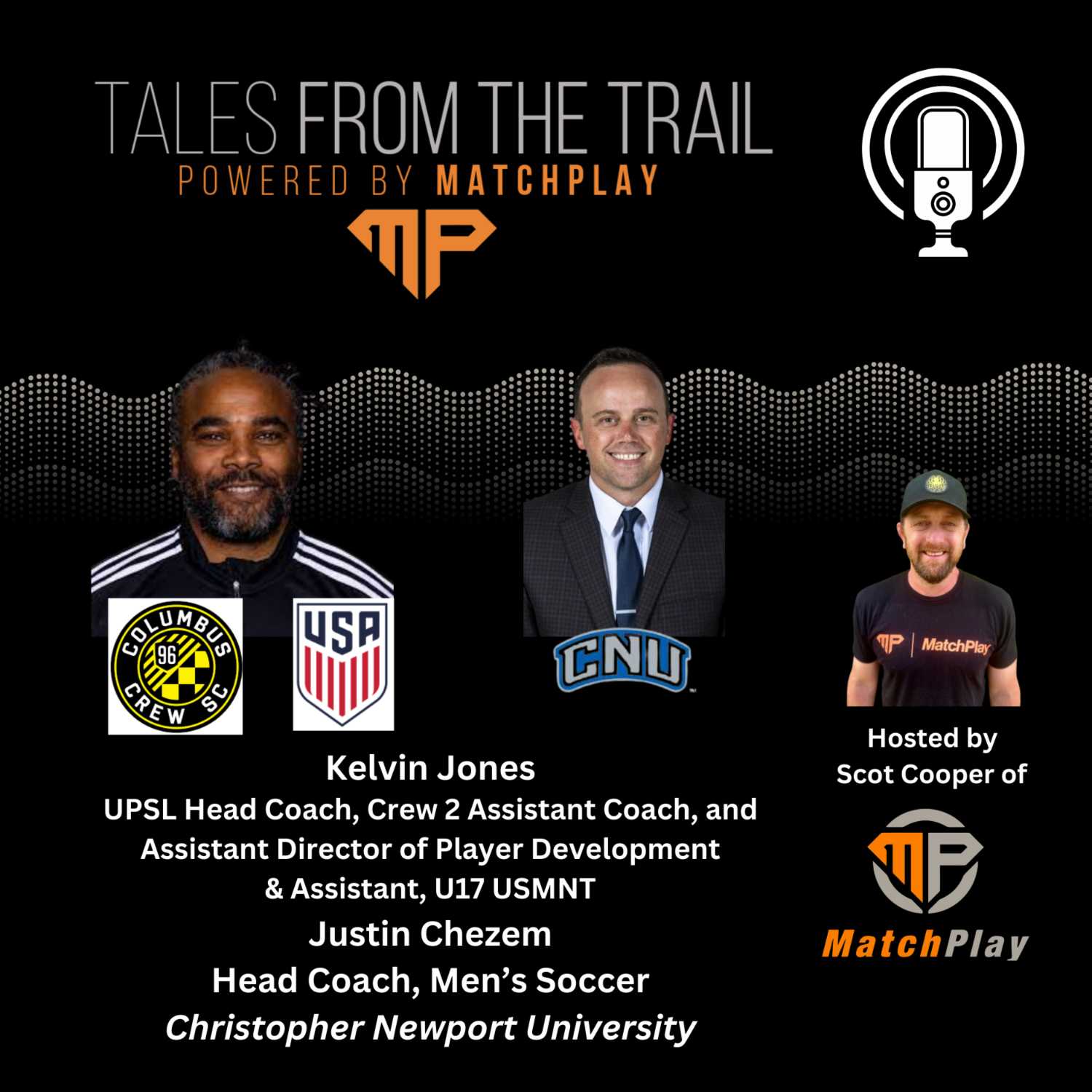 83. Kelvin Jones, Columbus Crew Academy, USMNT U17 Assistant & Justin Chezem, Christopher Newport University, Men's Soccer