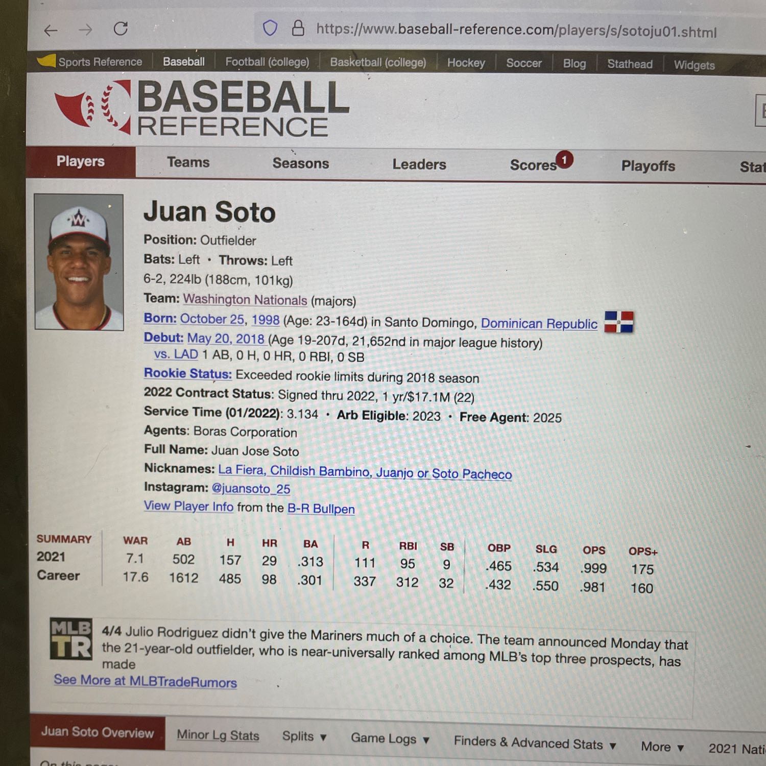 talking about baseball players i like on april 6 (predictions)