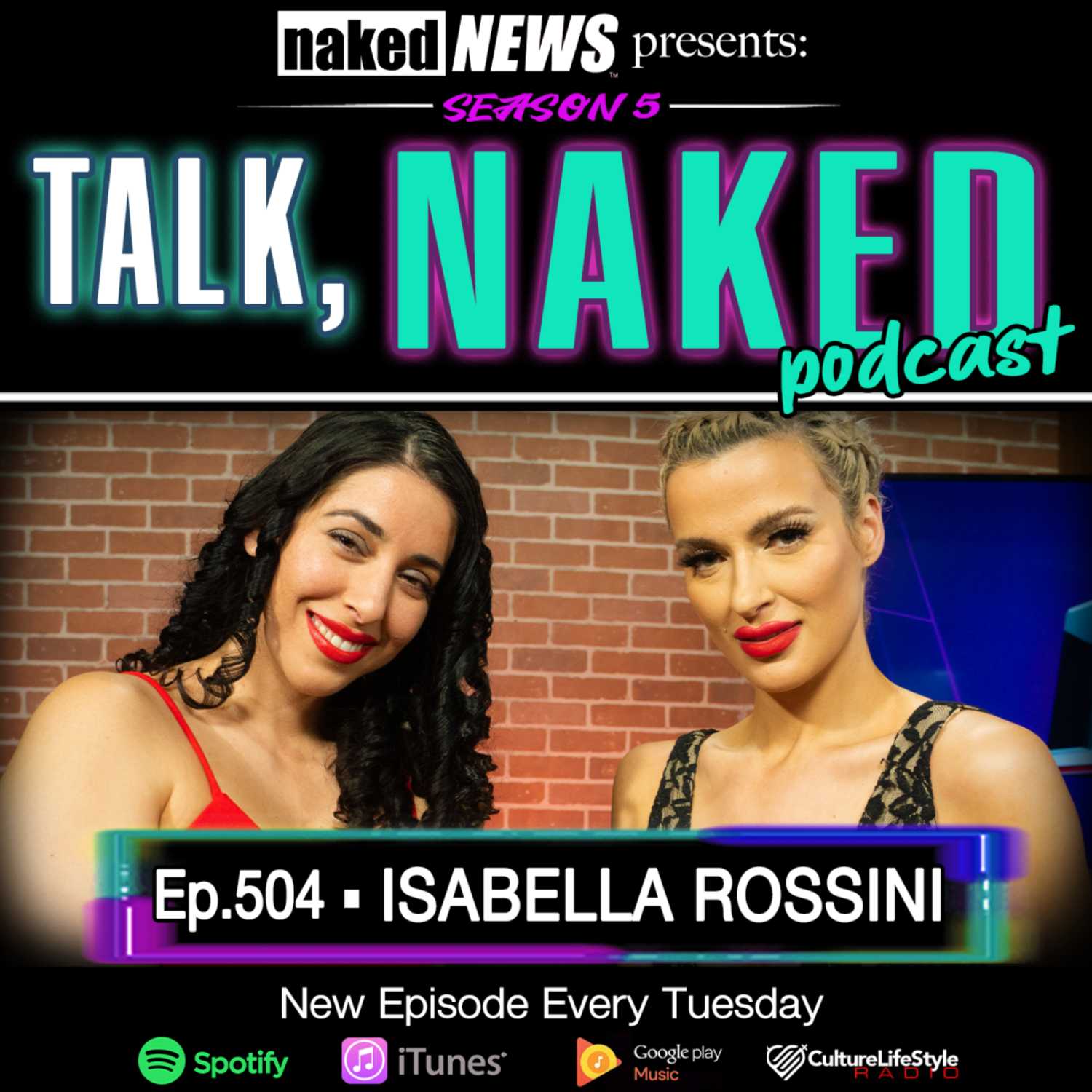 S5 E4: Laura’s Season 5 discussions with the cast of Naked News continues with the gorgeous and talented, Isabella Rossini.