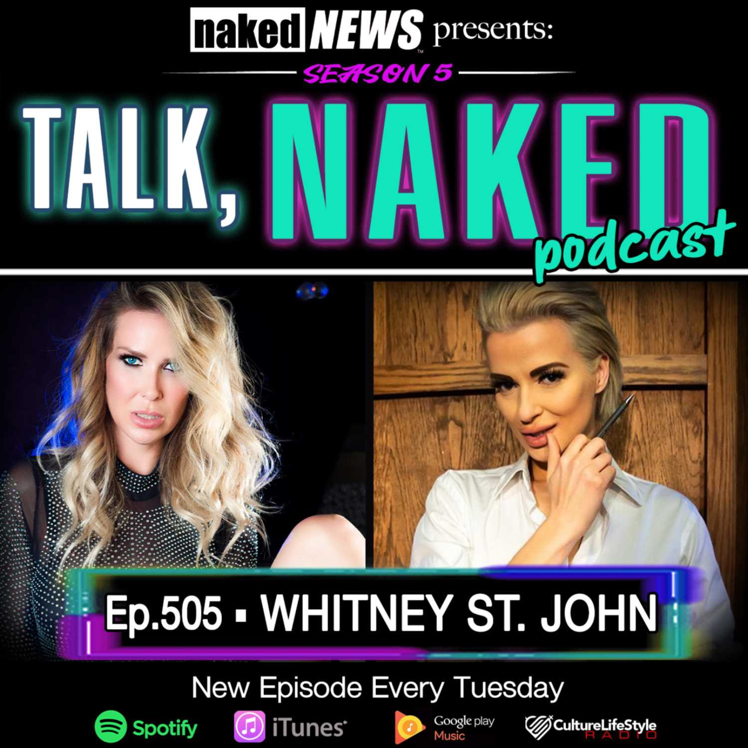 S5 E5: Laura sits down with veteran Naked News anchor, Whitney St John.