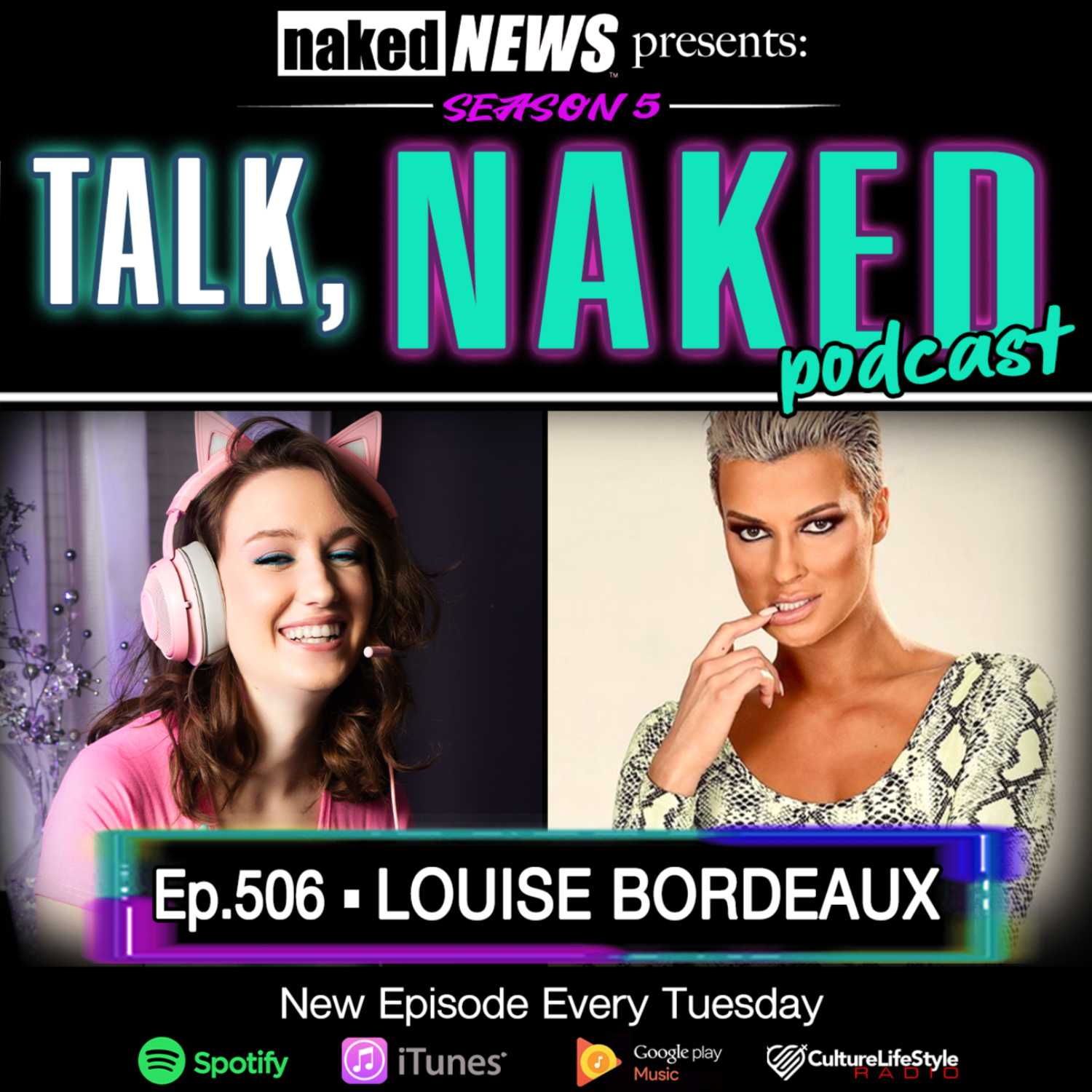 S5 E6: Laura gets all nerdy with a deep dive into the life or Naked News anchor, and resident gamer girl, the very sexy Louise Bordeaux