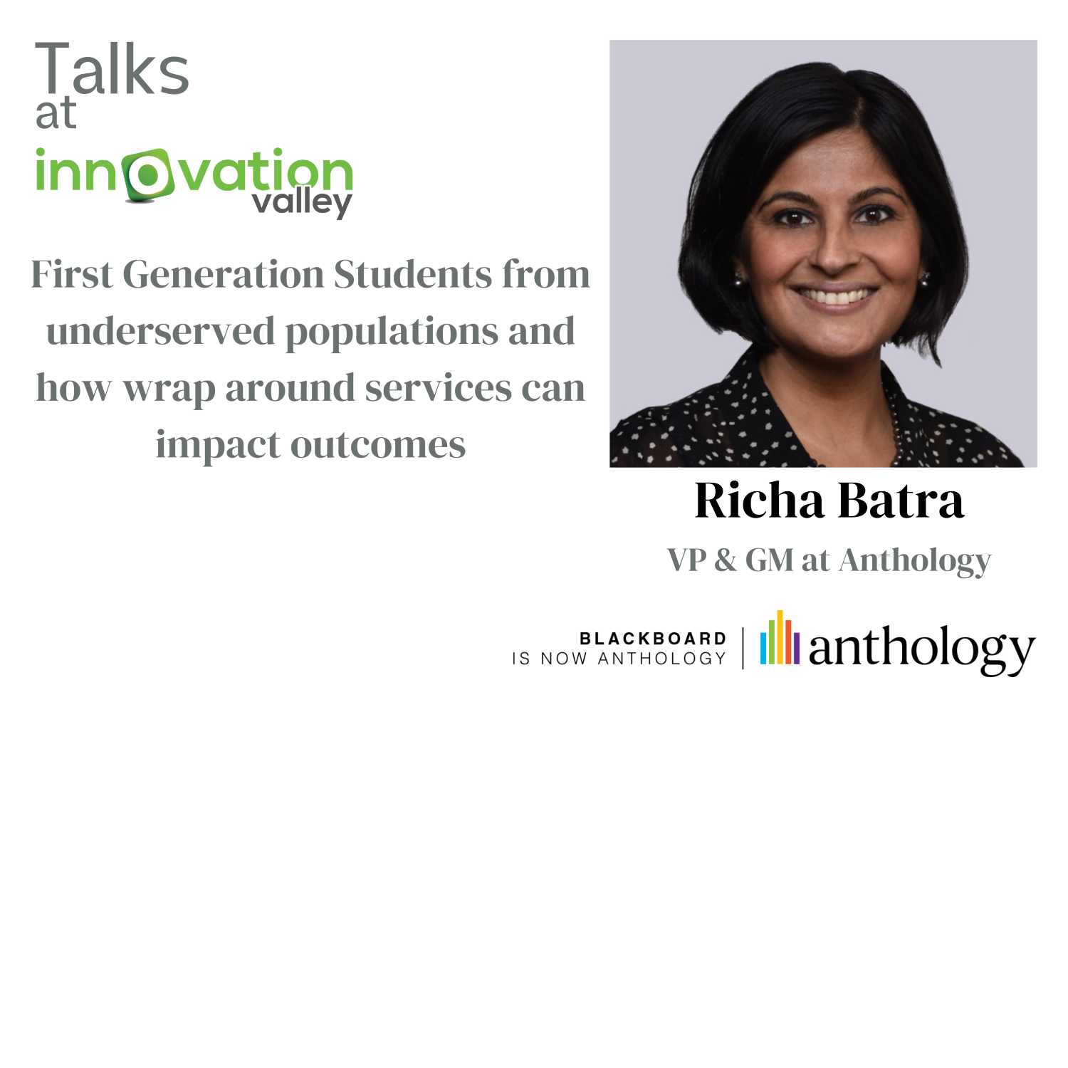 Talks at Innovation Valley