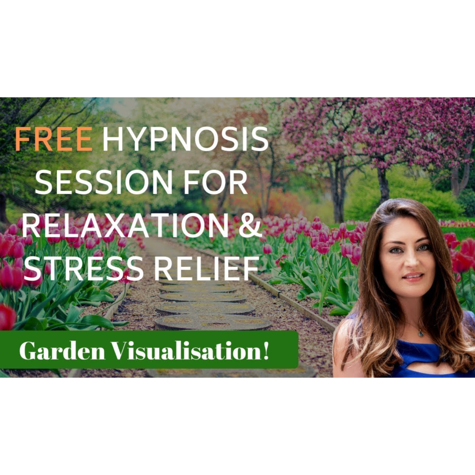 HYPNOSIS for RELAXATION and STRESS RELIEF (Visualisation Hypnosis in a Garden_) episode artwork