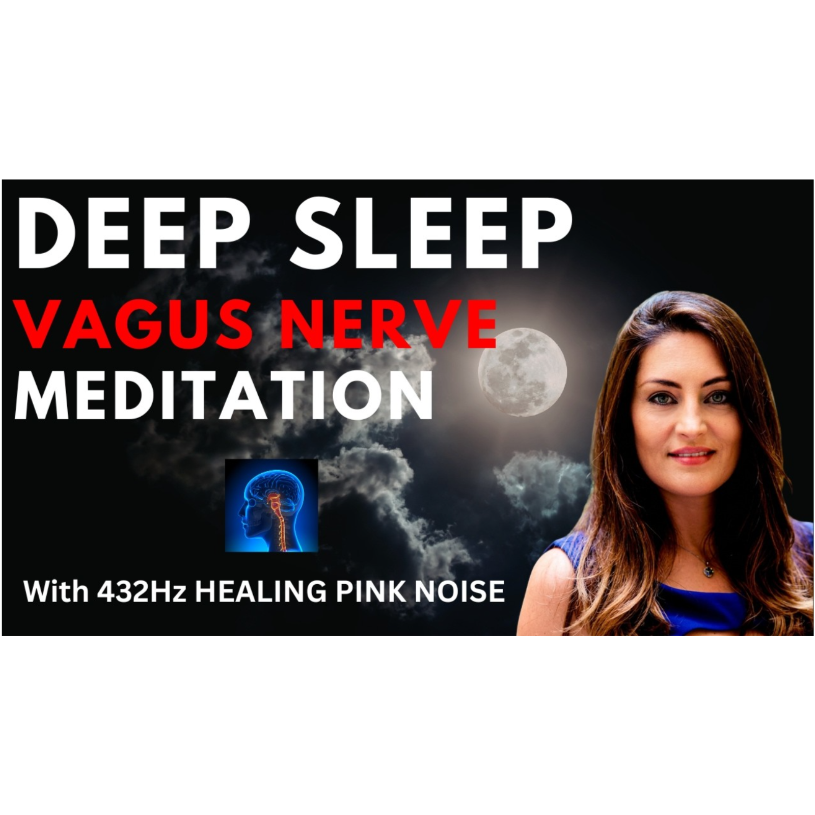 Vagus Nerve Sleep Meditation _ Unwind after a long day _ Pink Noise _ Guided Breathing episode artwork