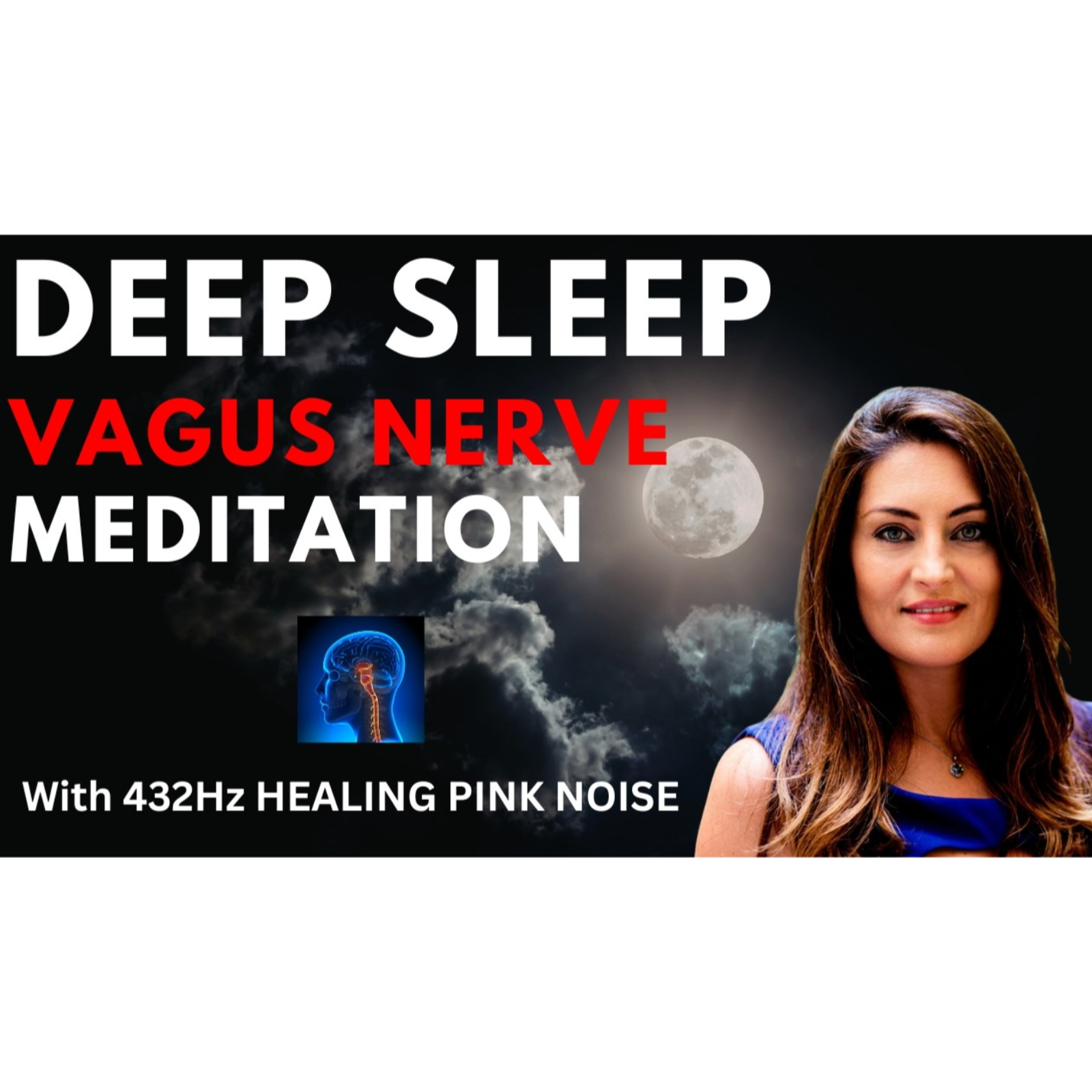 Vagus Nerve Sleep Meditation _ Unwind after a long day _ Pink Noise _ Guided Breathing episode artwork