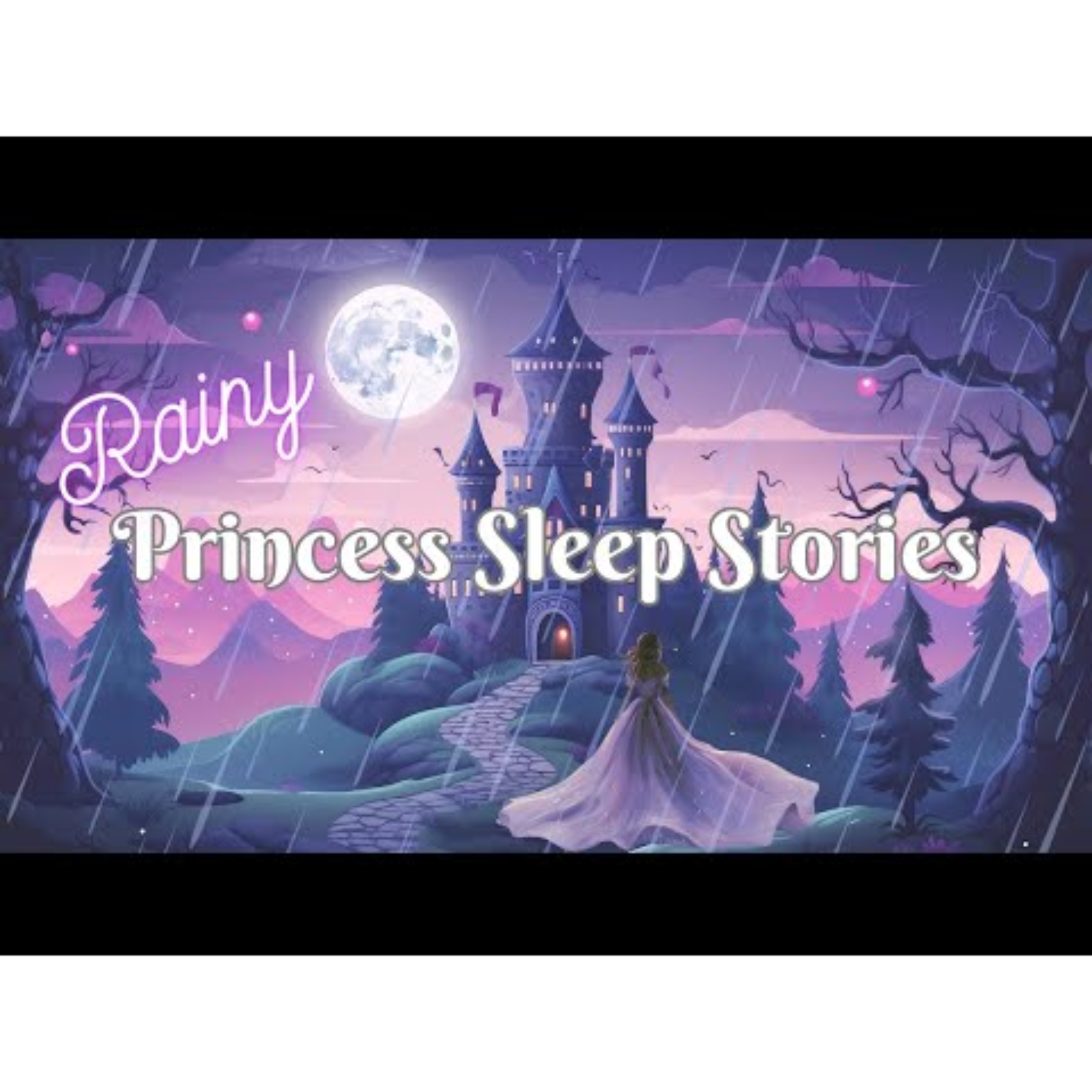 Cozy Princess Stories for Sleep with Rain Sounds for Bedtime episode artwork