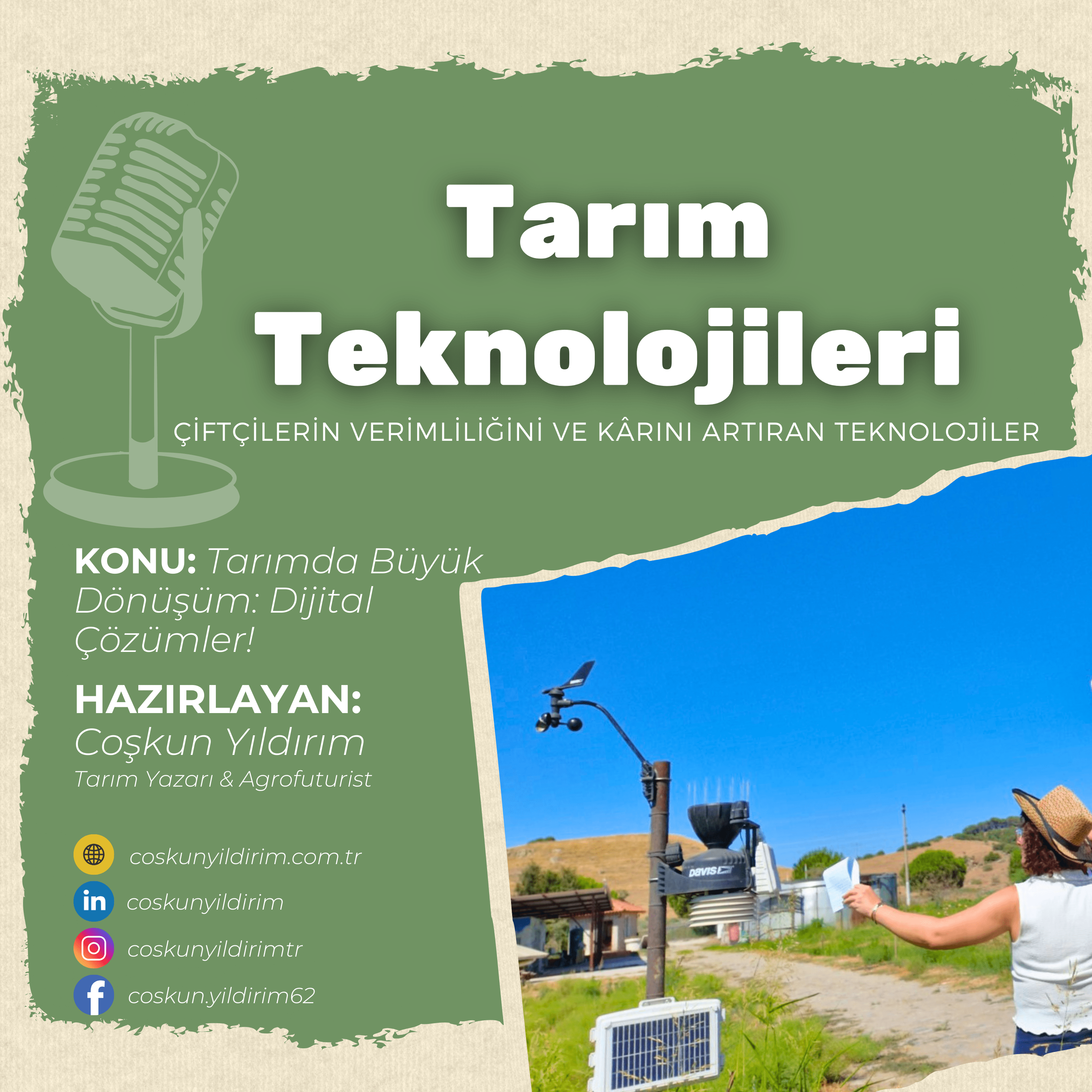 Tarımda Büyük Dönüşüm: Azalan Toprak, Artan Maliyet ve Dijital Çözümler! episode artwork