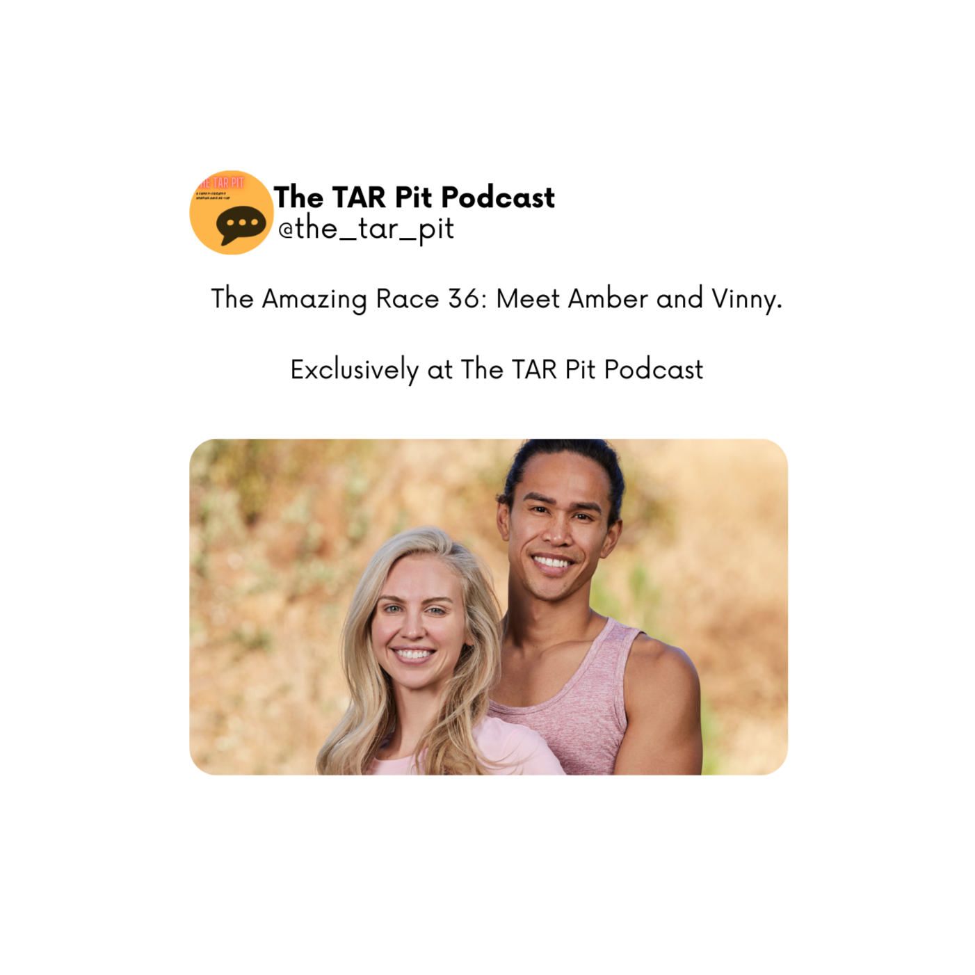 TAR 36 Meet the Teams: Amber and Vinny episode artwork