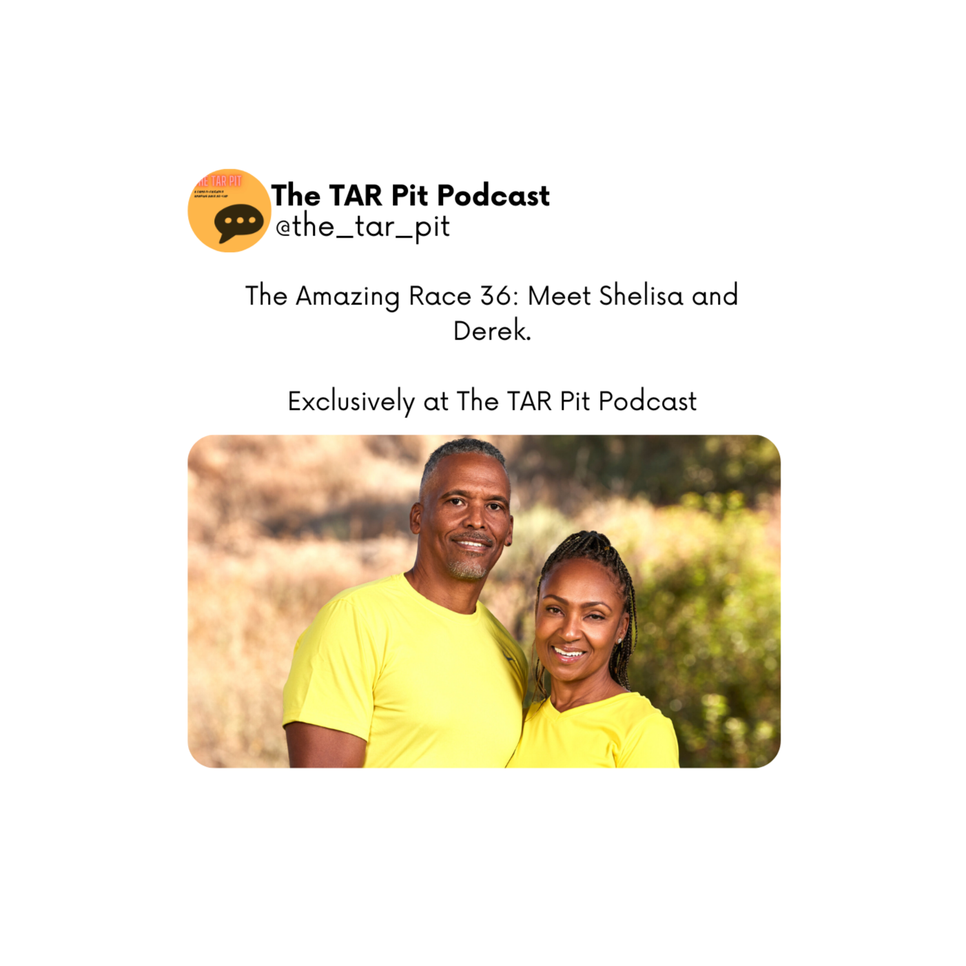 TAR 36 Meet the Teams: Shelisa and Derek episode artwork