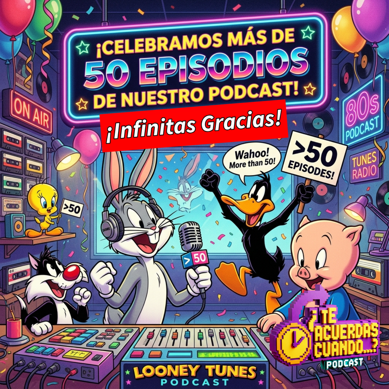 Cápsula: ¡Especial 50 Programas! | 🎉 Y Medio siglo de Looney Tunes en 1980 episode artwork