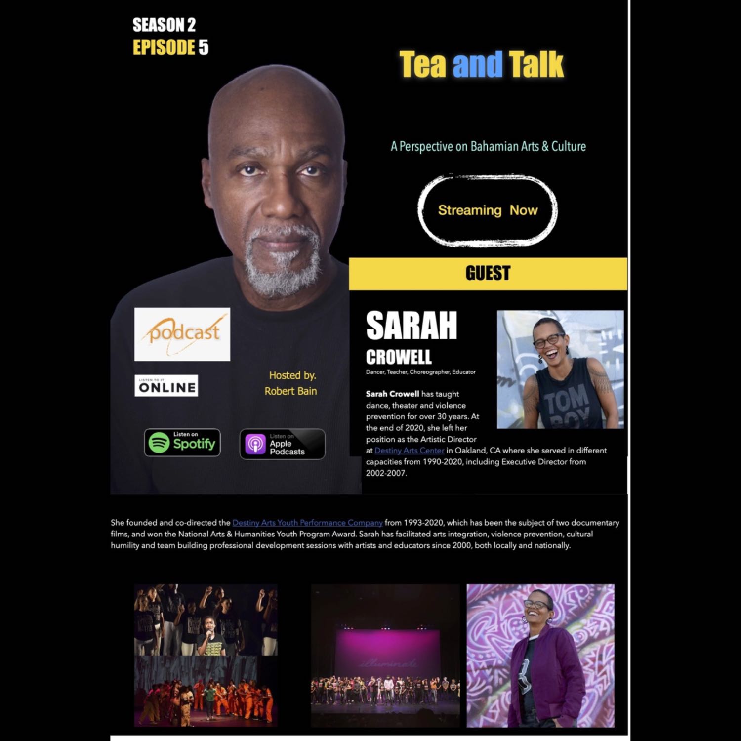 TEA AND TALK - WITH SARAH CROWELL - SEASON 2 - EPISODE 5 - PART 1