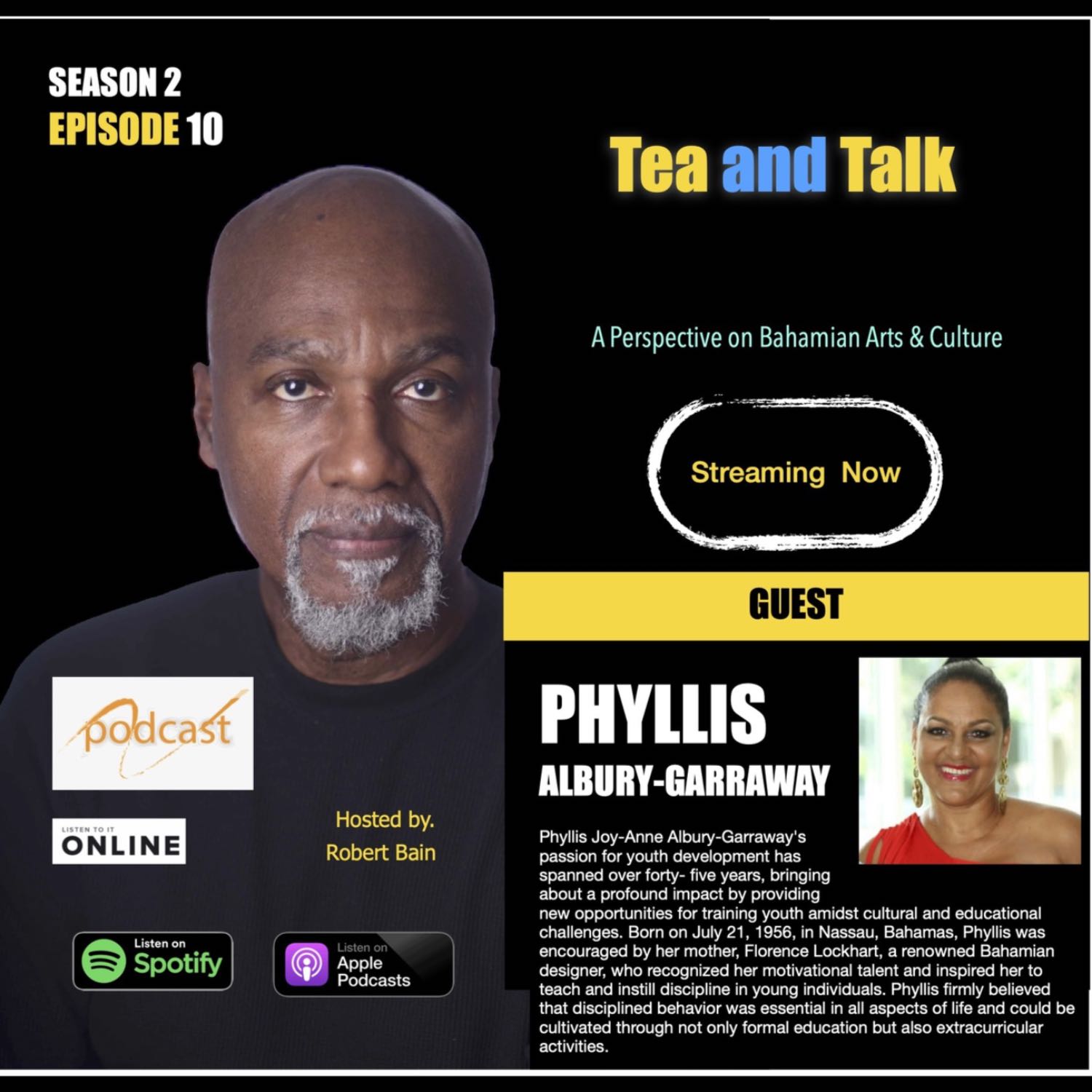 TEA AND TALK WITH PHYLLIS ALBURY -GARRAWAY SEASON 2 - EPISODE 10 - PART 1