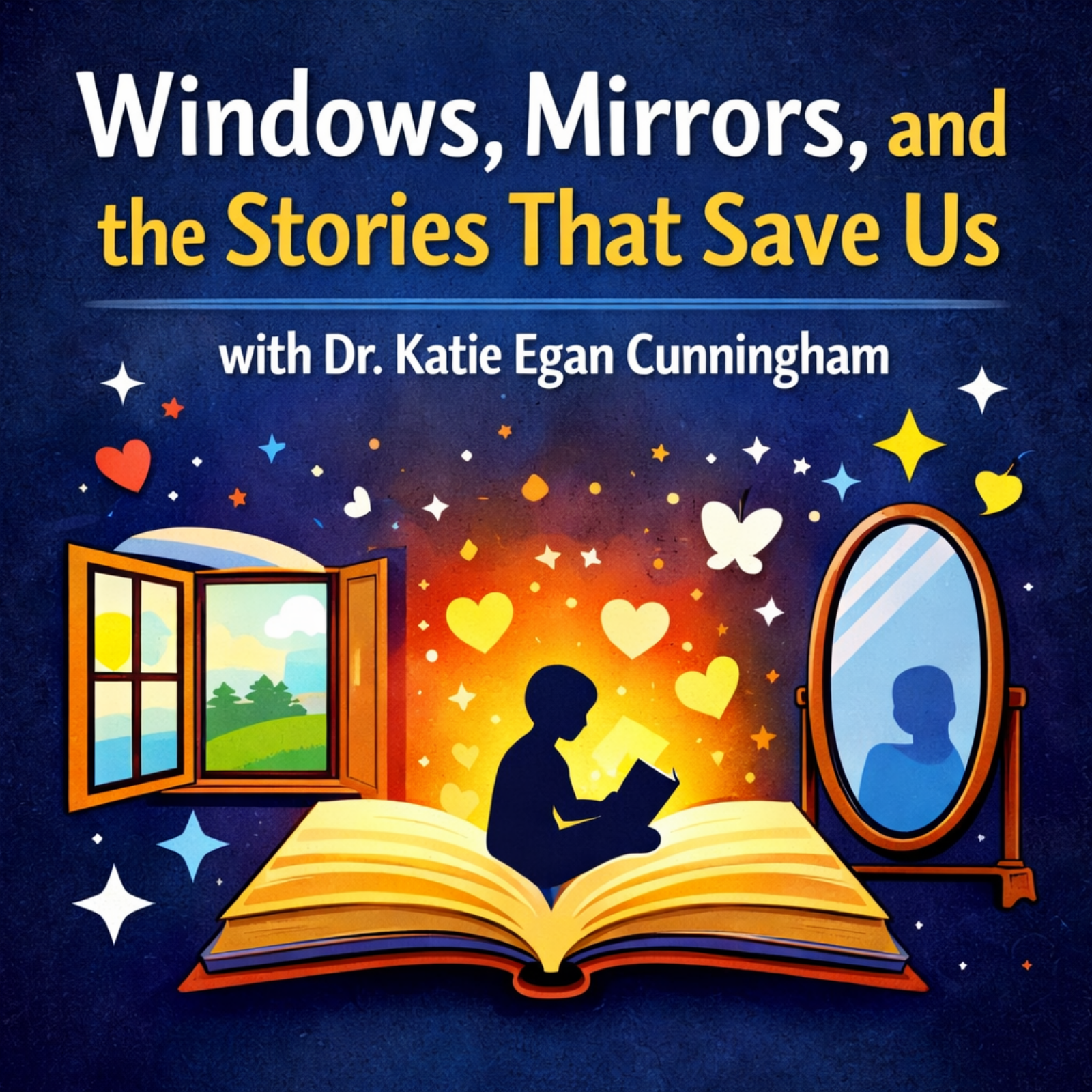 Windows, Mirrors, and the Stories That Save Us with Dr. Katie Egan Cunningham