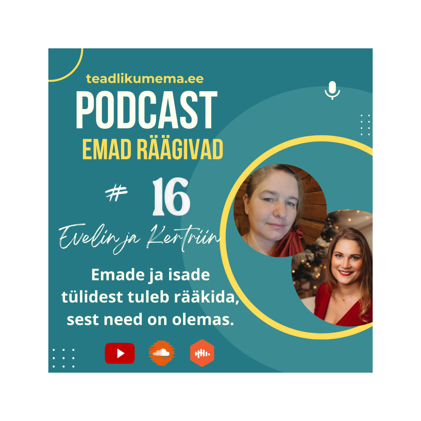 Podcast Emad Räägivad: siiralt ja avatult