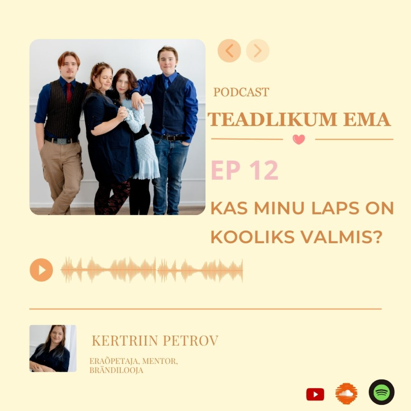 Episood 12: Kas minu laps on kooliks valmis? episode artwork
