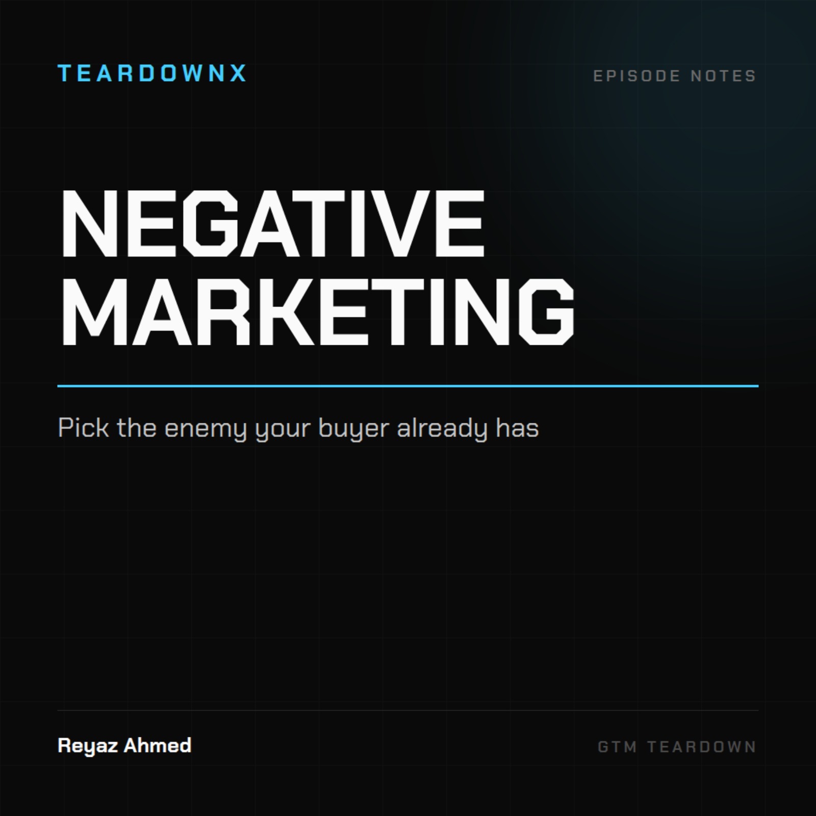 Negative Marketing: When It Works and When It Backfires episode artwork