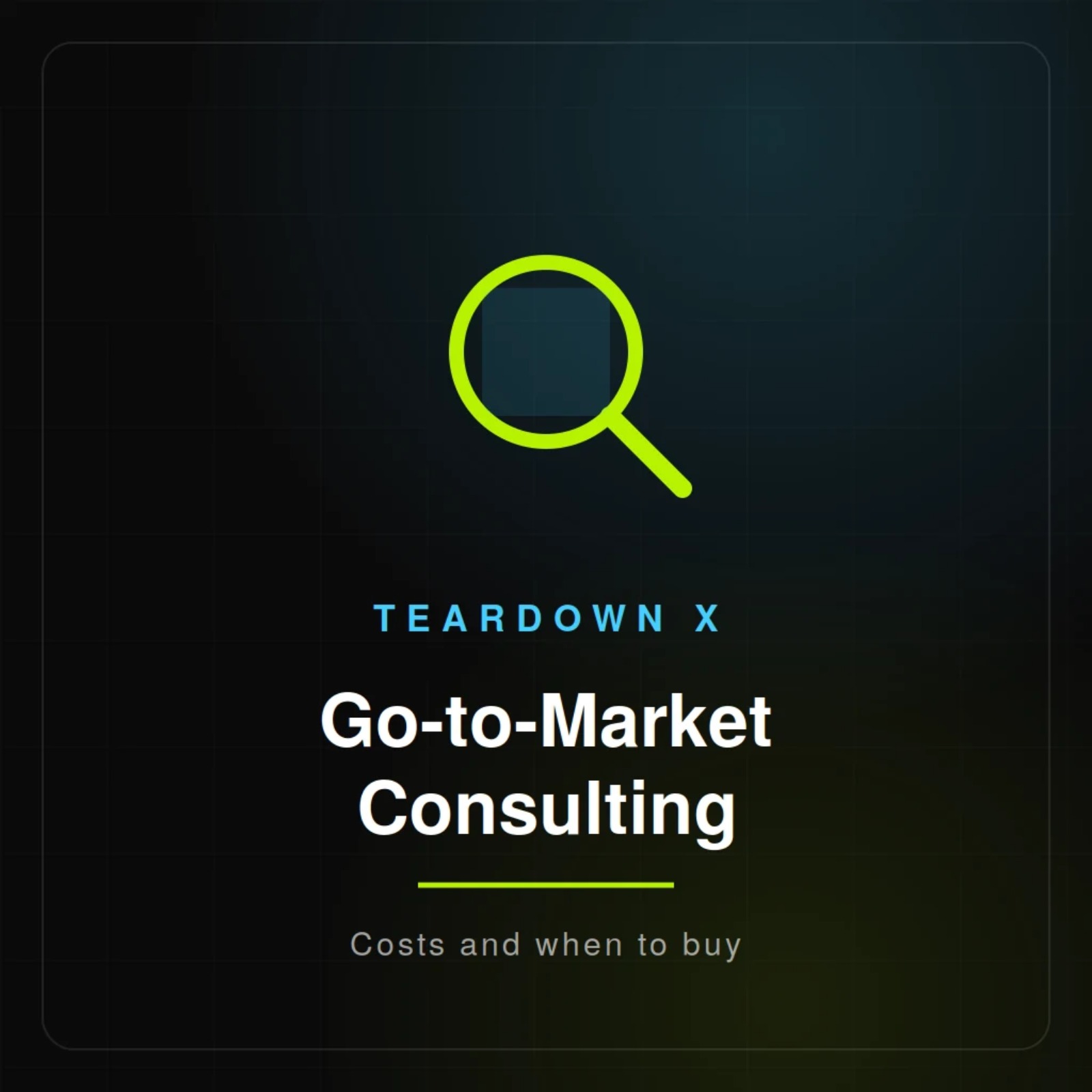 Go-to-Market Consulting: Costs and When to Buy episode artwork