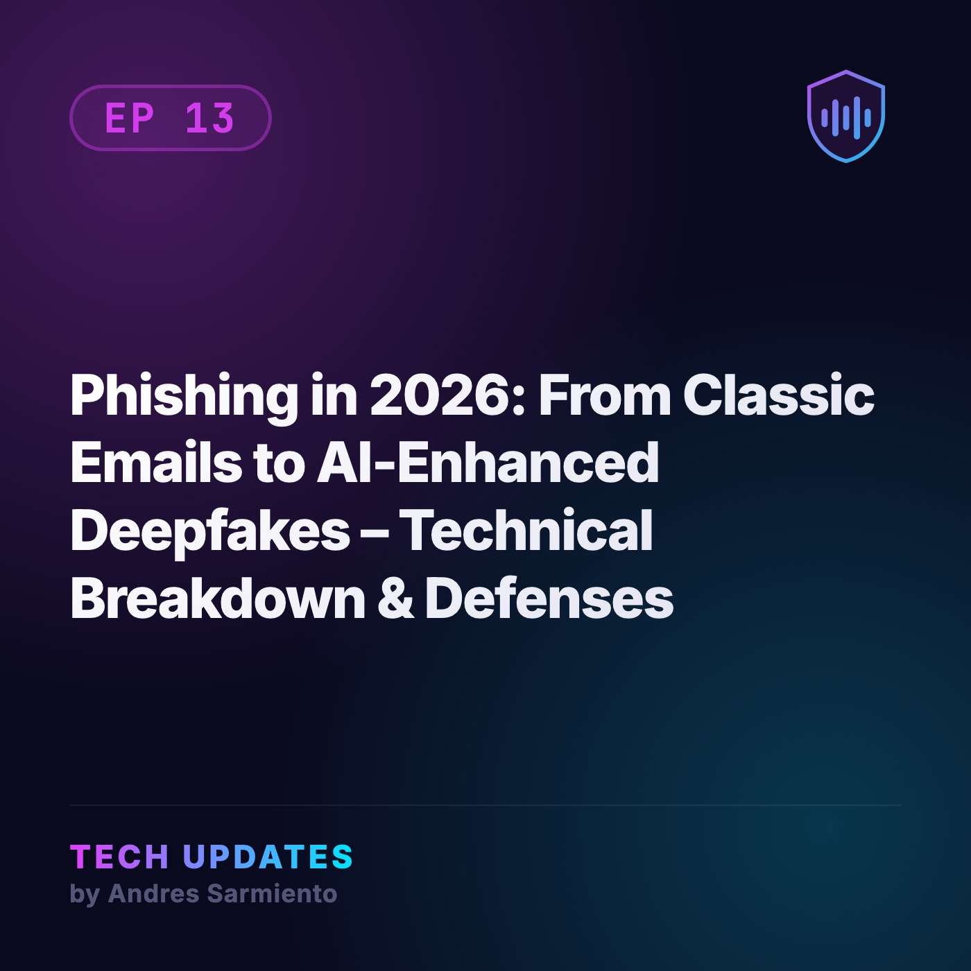 Phishing in 2026: From Classic Emails to AI-Enhanced Deepfakes – Technical Breakdown & Defenses episode artwork