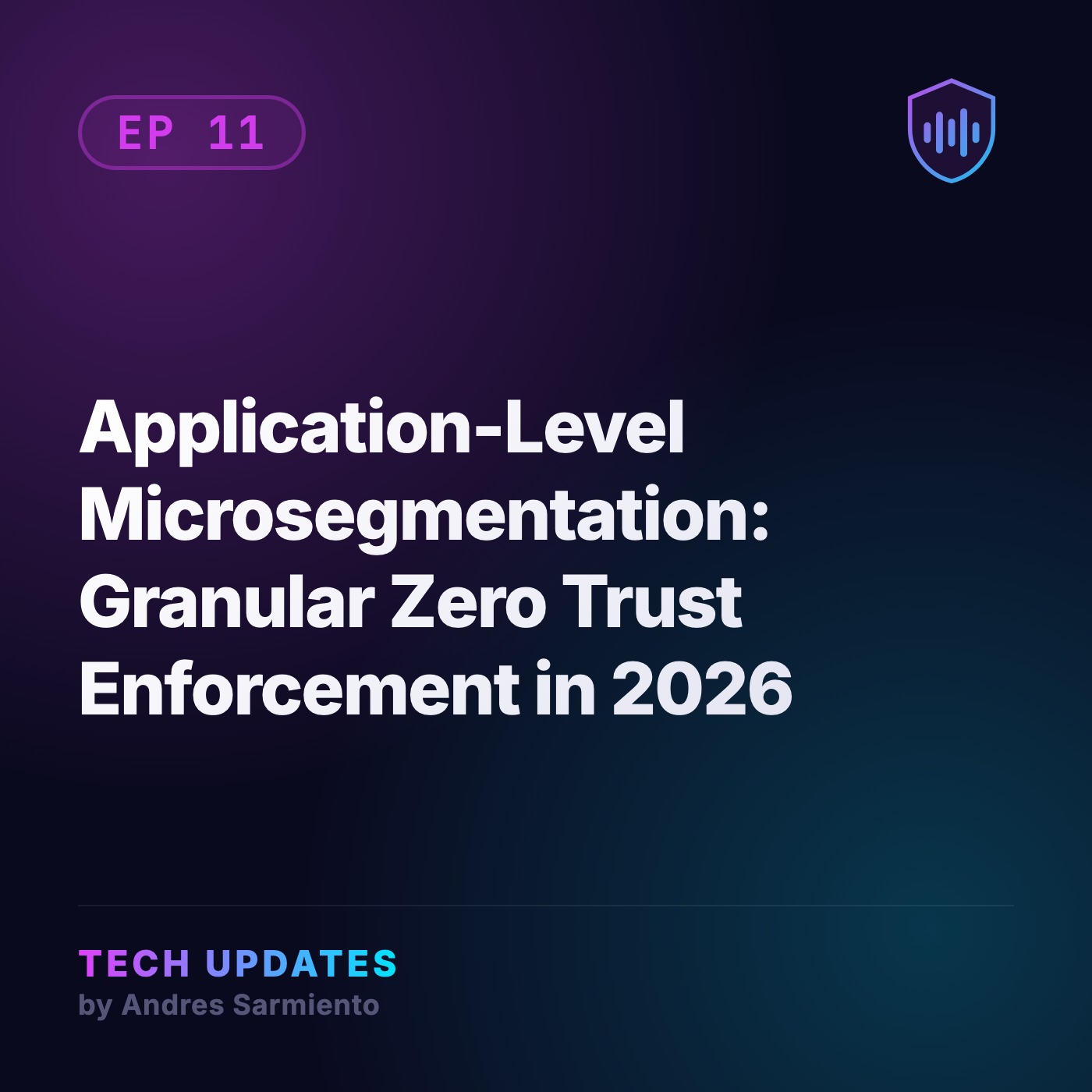 Application-Level Microsegmentation: Granular Zero Trust Enforcement in 2026 episode artwork