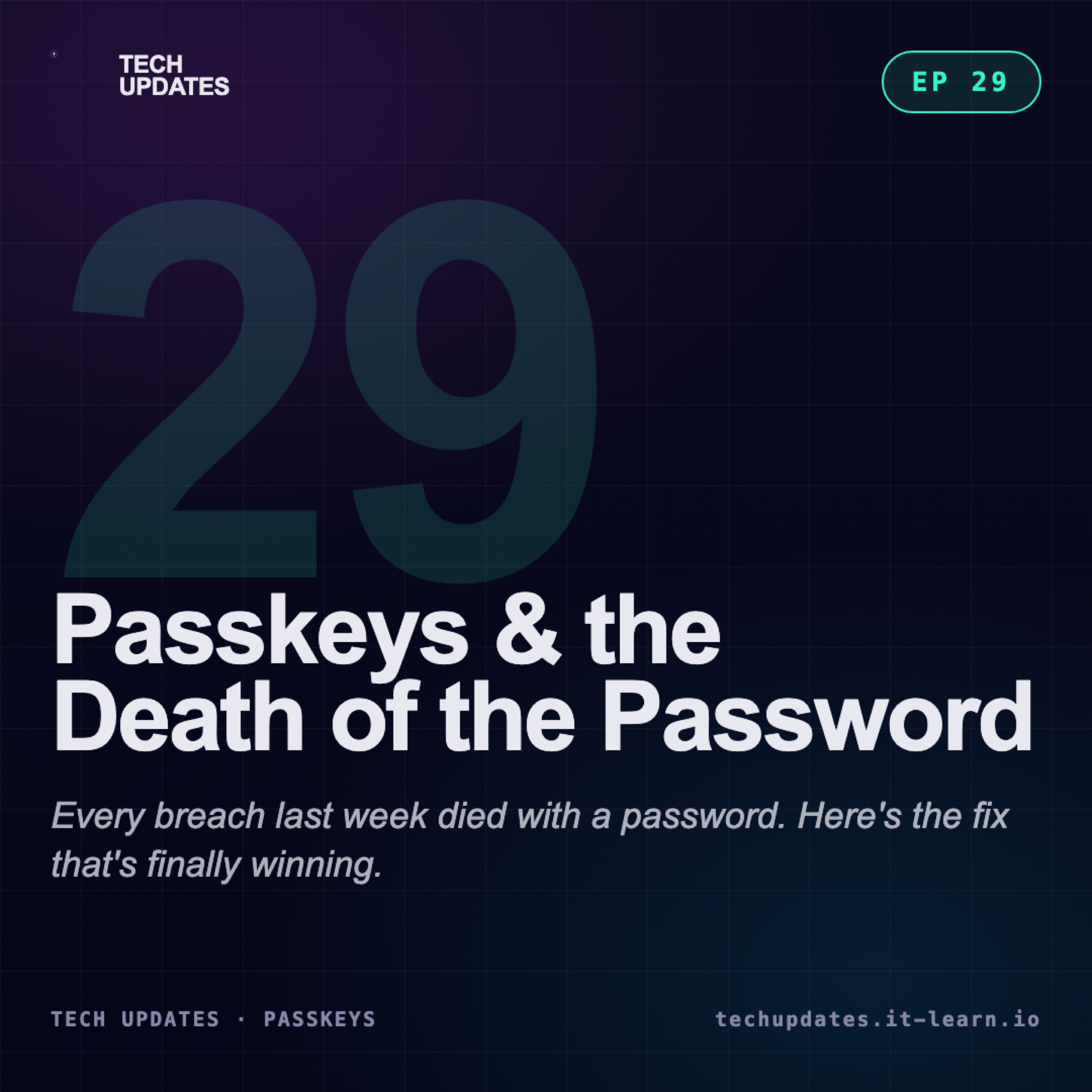 Passkeys Explained — How They Kill Phishing, Vishing & Password Theft episode artwork