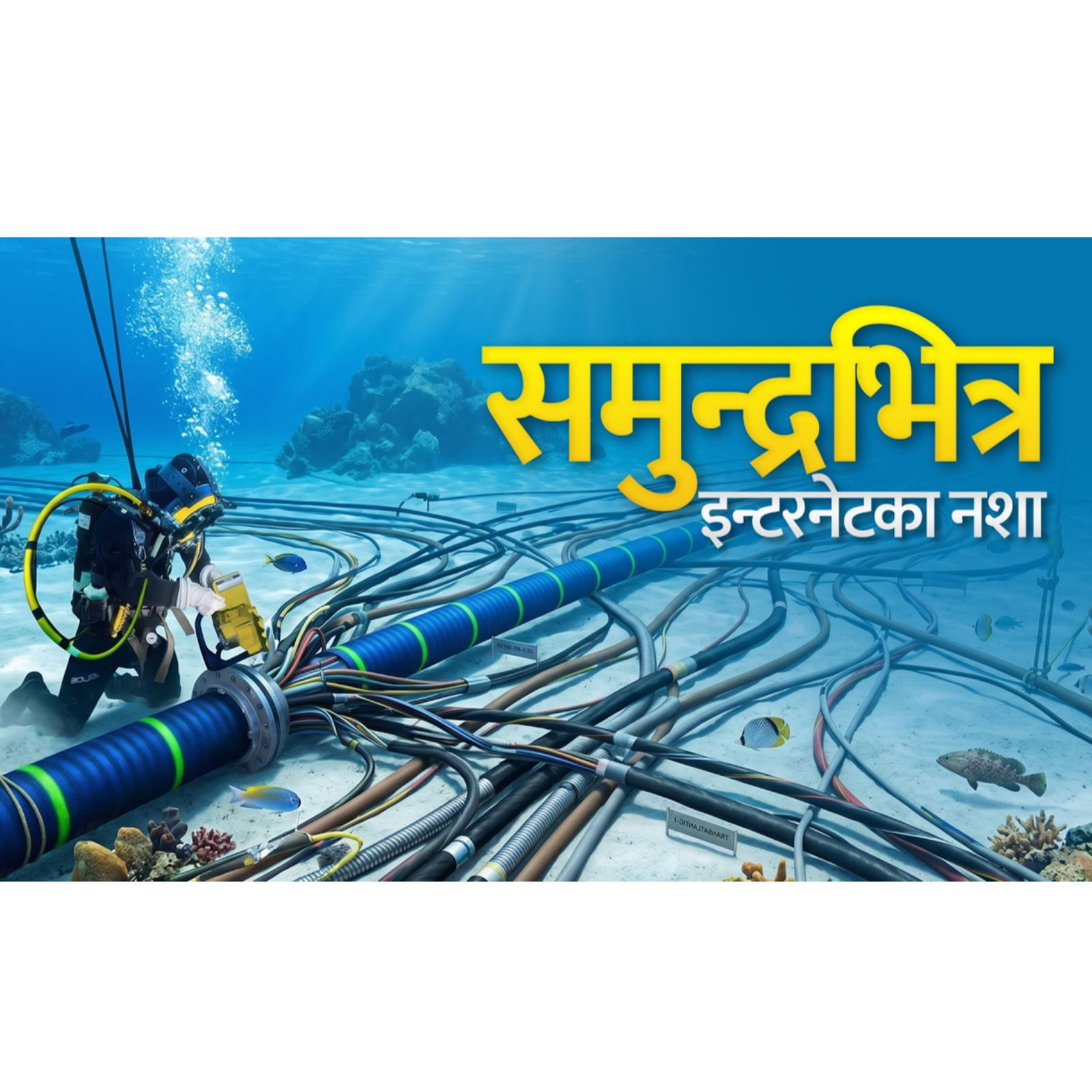 १५ लाख किमि तारको कथा। समुद्रभित्र संसार जोड्ने केबल । Inside the Undersea Cables