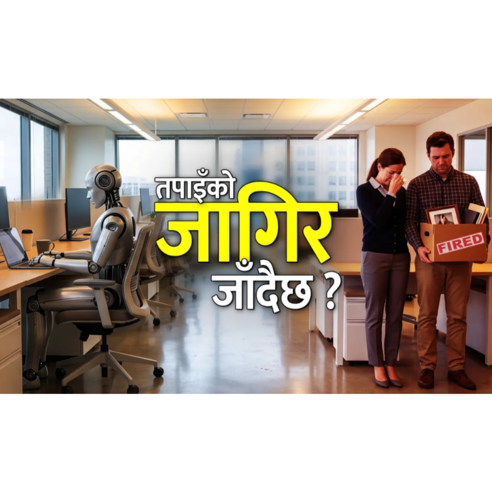 विश्वभरका जागिर संकटमा, मान्छेको काम एआईले ! Your Job Safe from AI?