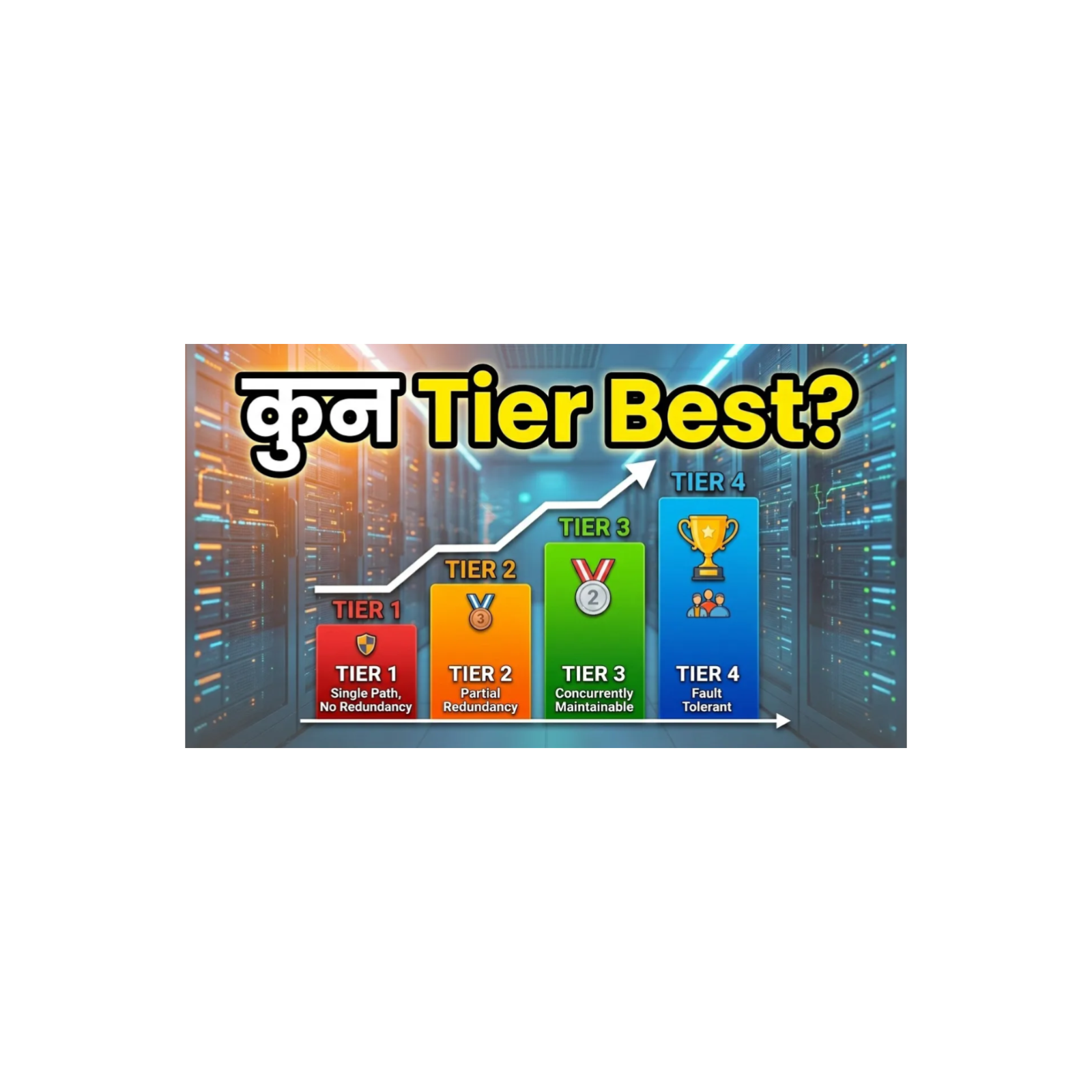 सरल भाषामा बुझौँ  डेटा सेन्टरको टियर सिस्टम। Data Center Tier Explained