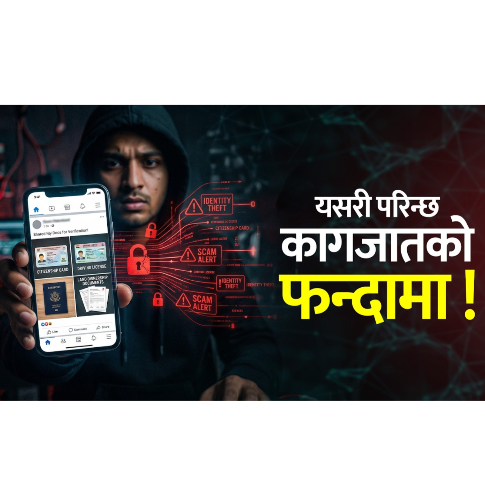 कागजपत्र सामाजिक सञ्जालमा पोस्ट गर्दा कस्ता खतरा ? Stop Posting Your Documents.