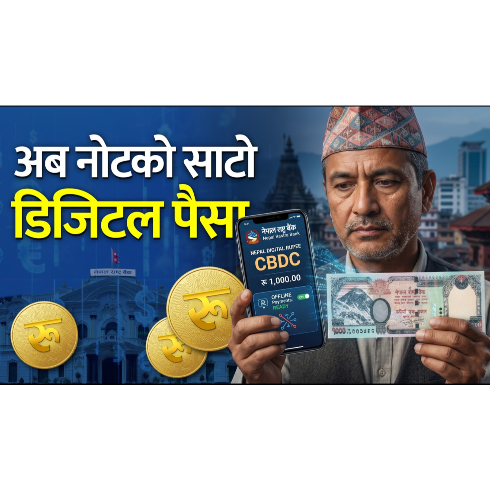 नेपालमा छिटै डिजिटल करेन्सी, बन्दैछ कानुन। Digital Currency In Nepal.