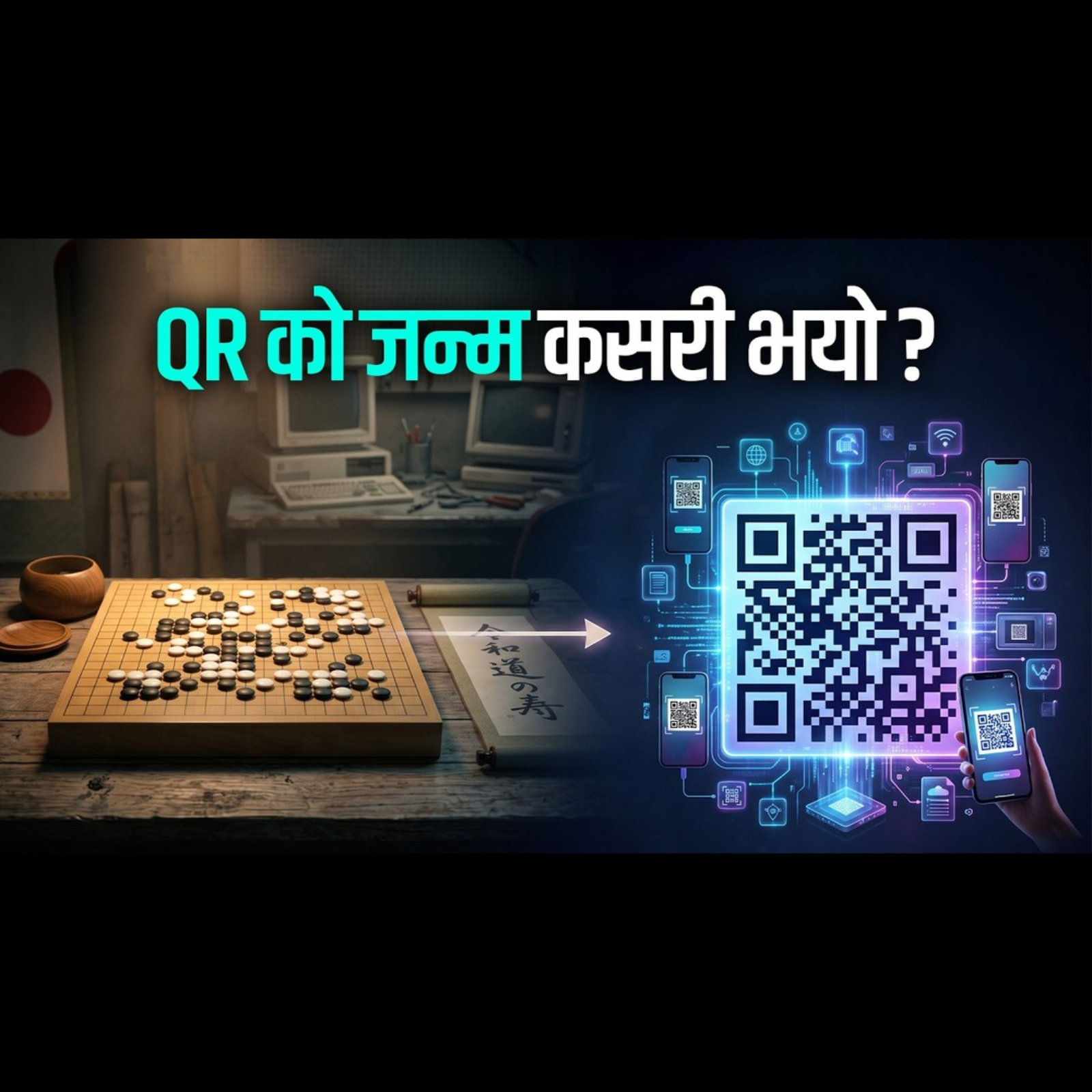 जापानी खेलबाट कसरी जन्मियो क्यूआर कोड ? How QR Codes Work ?