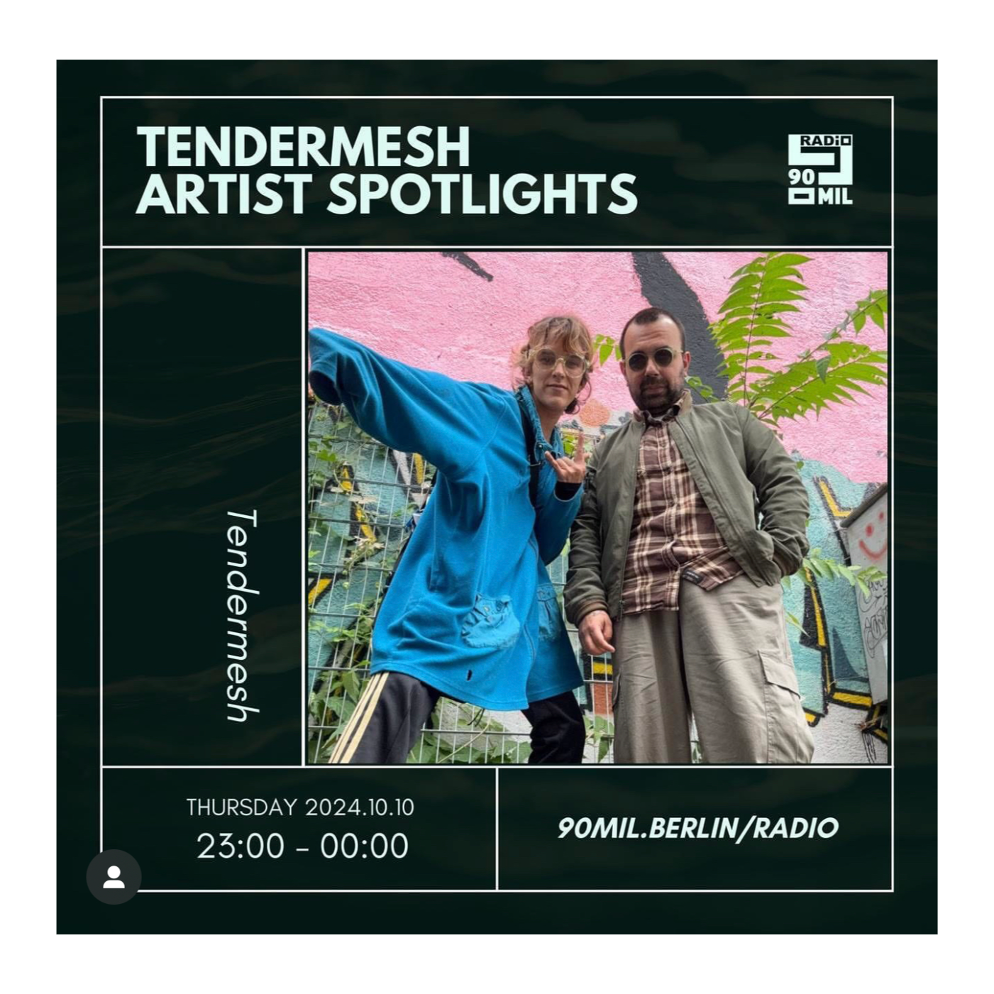 TENDERMESH ARTIST INTERVIEWS