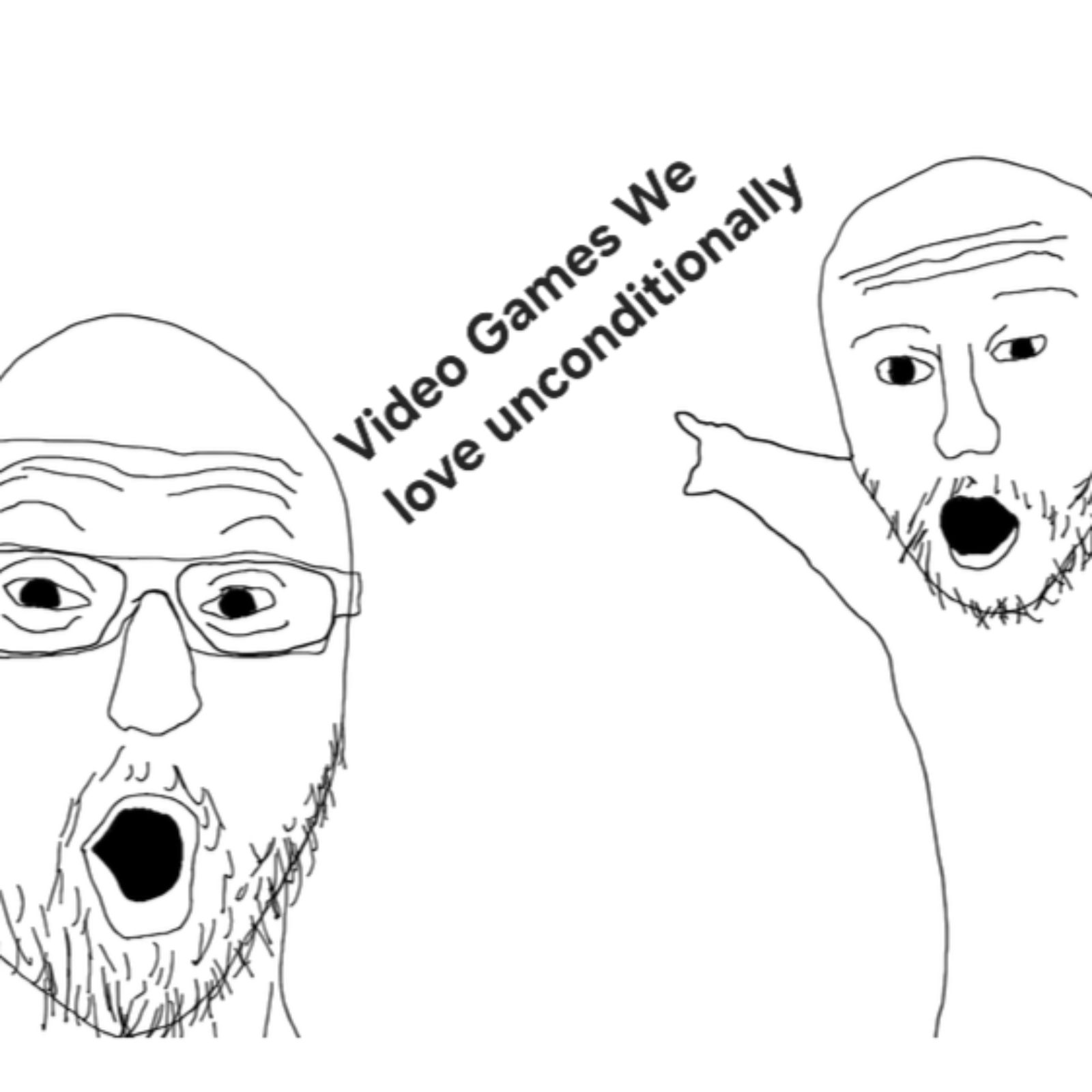 Two grown men yell at the clouds episode artwork