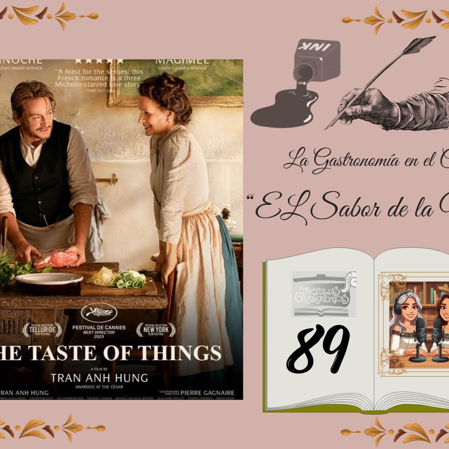 Episodio 89 La Gastronomía en el Cine "El Sabor de la Vida"  episode artwork