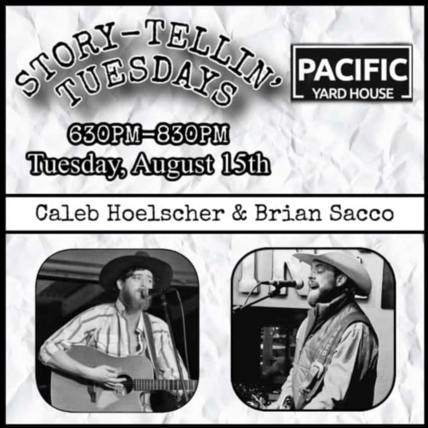 Story Tellin' Tuesday w/ Special Guest Brian Sacco / Ep. 3