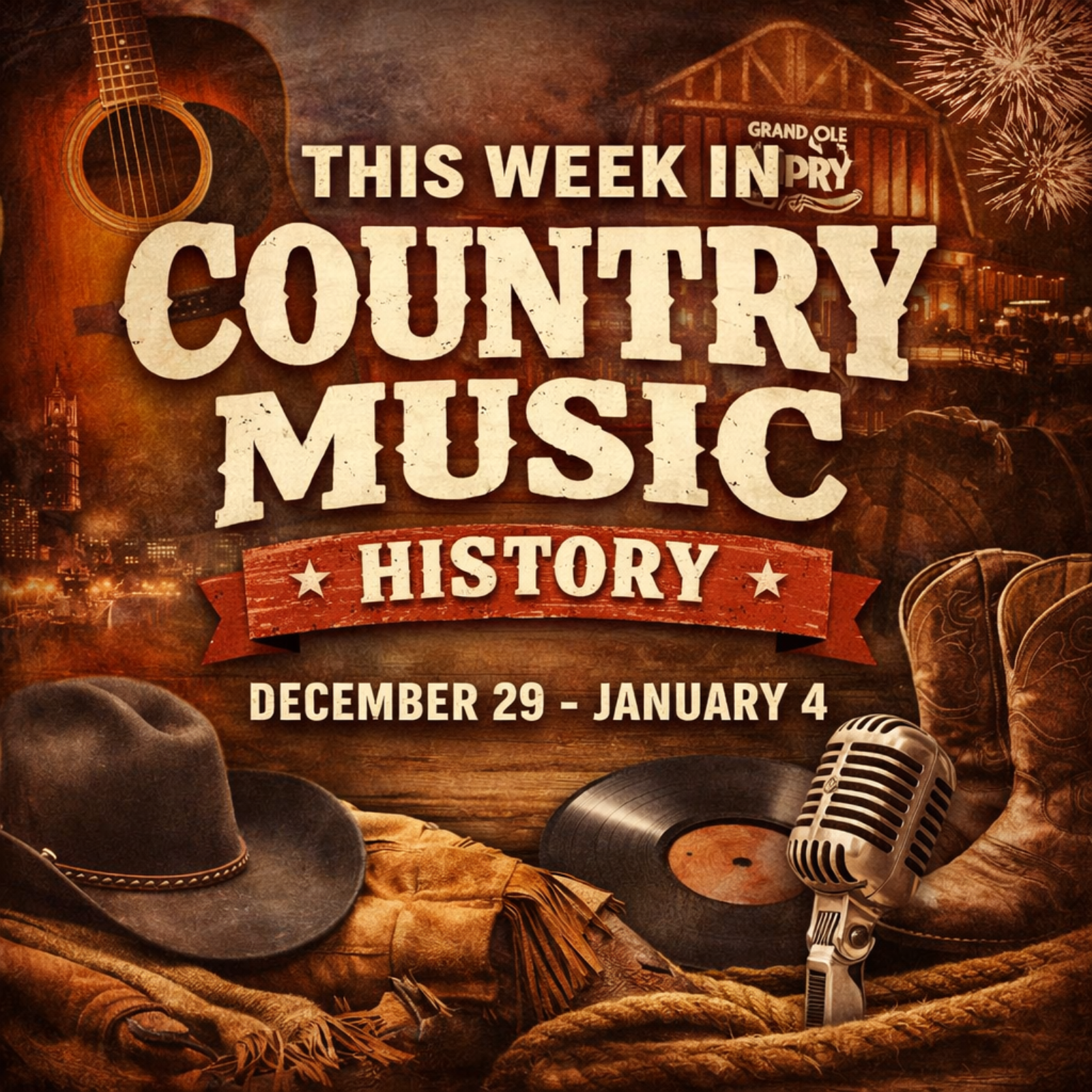 This Week In Country Music History / 12/29-01/04