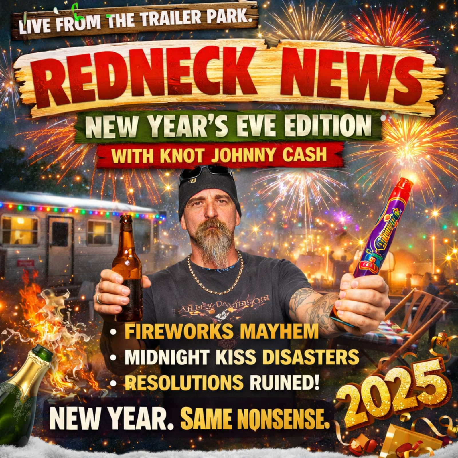 Redneck News w/Knot Johnny Cash - The New Year's Edition 2025