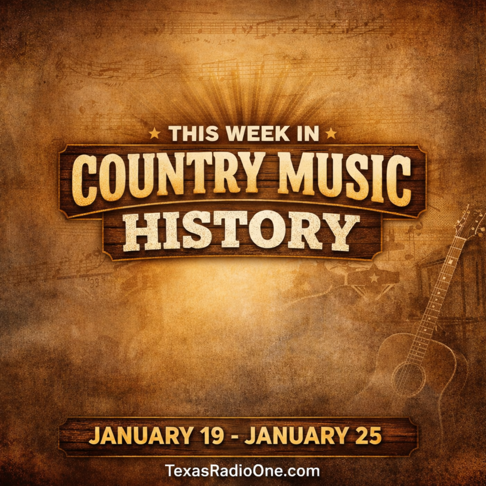 This Week in Country Music History 01/19-01/25