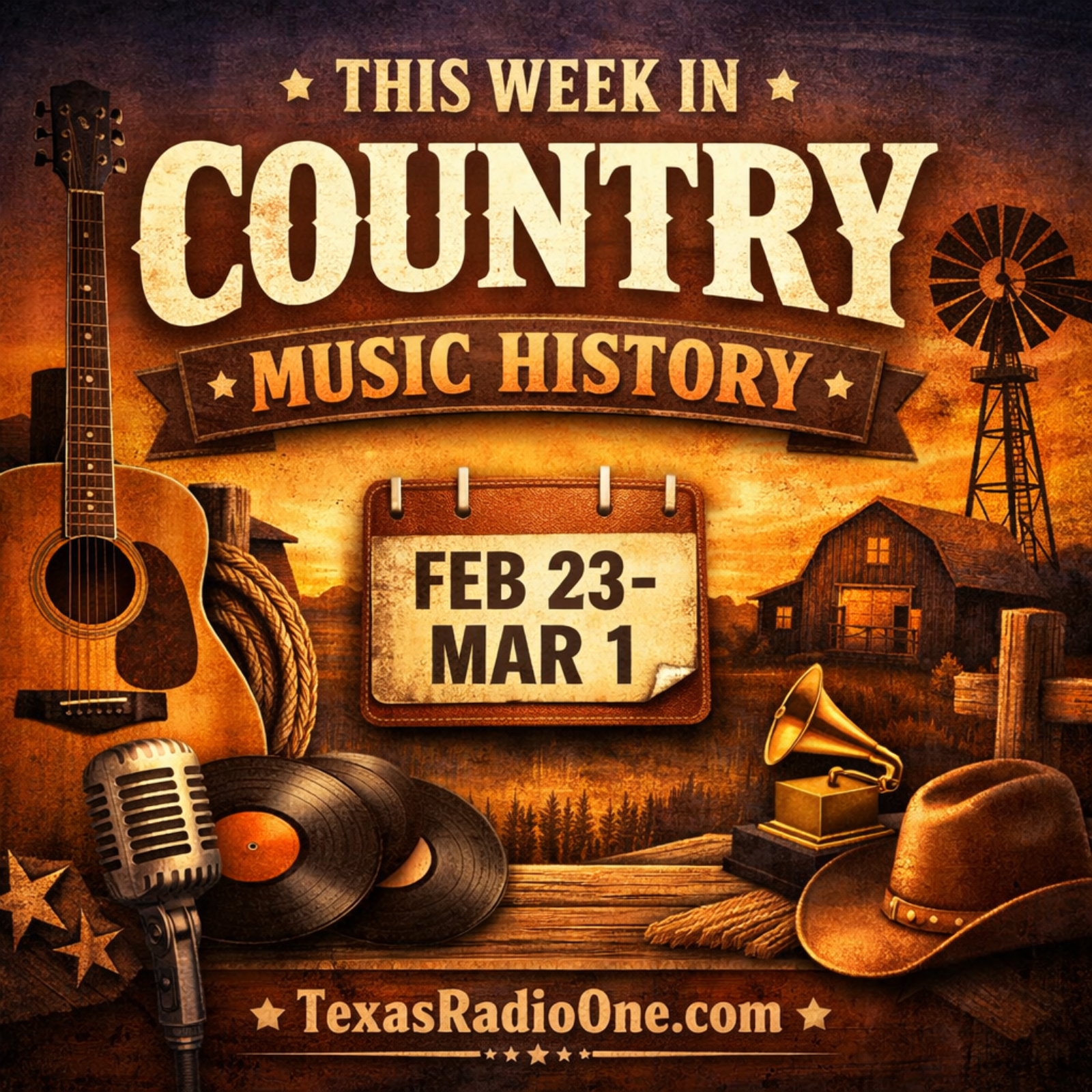 This Week in Country Music History 02/23-03/01