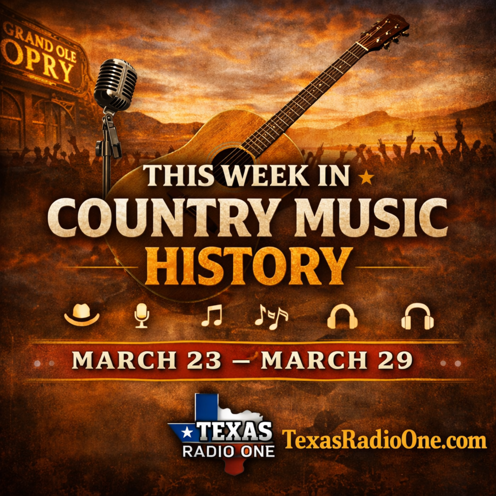 This Week in Country Music History 03/23-03/29