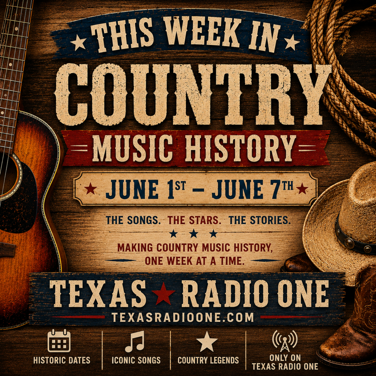 This Week in Country Music History 06/01-06/07