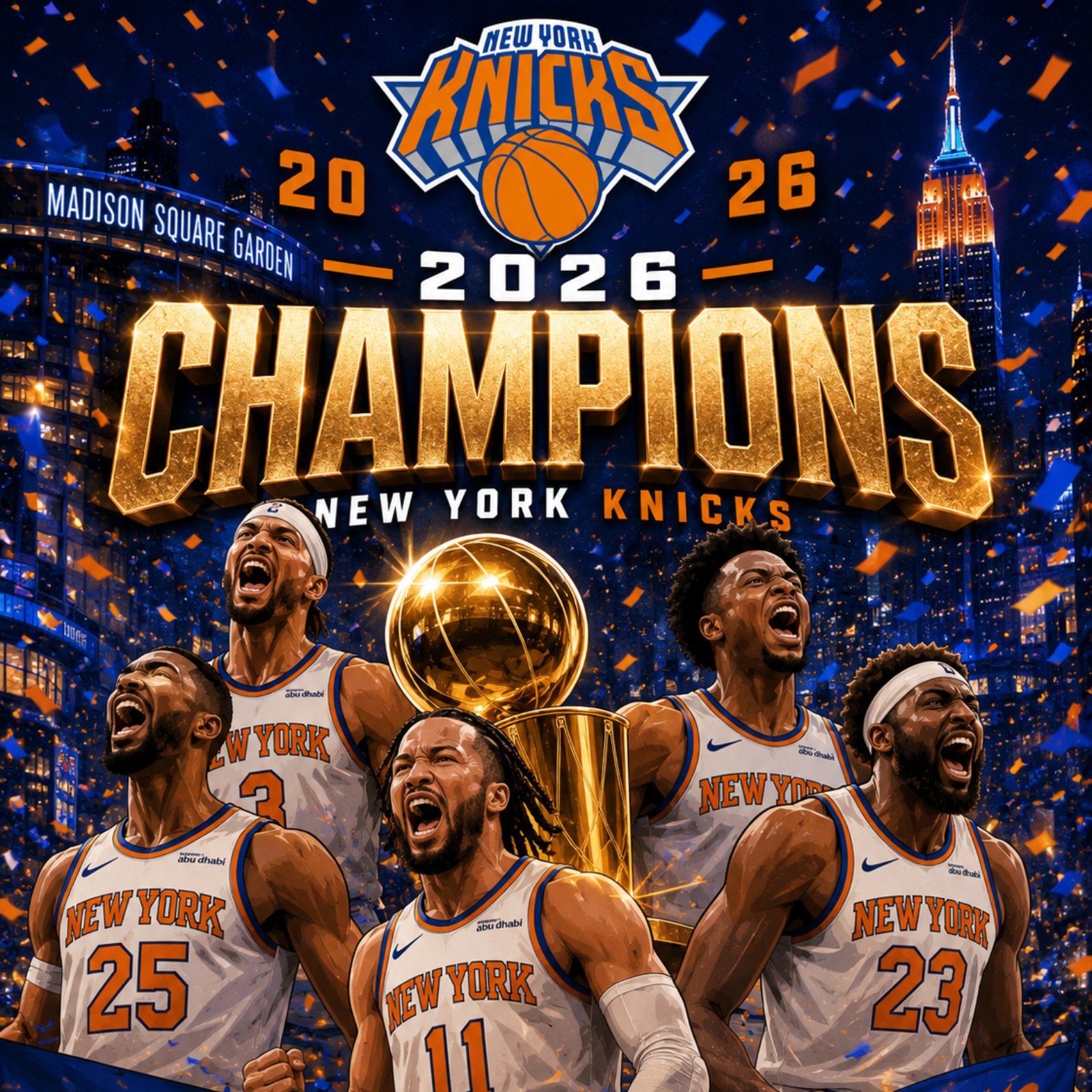 NY Knicks🟦🟧 2026 NBA Champions 🏆👑🔥💪🎉 Ep. 28 episode artwork