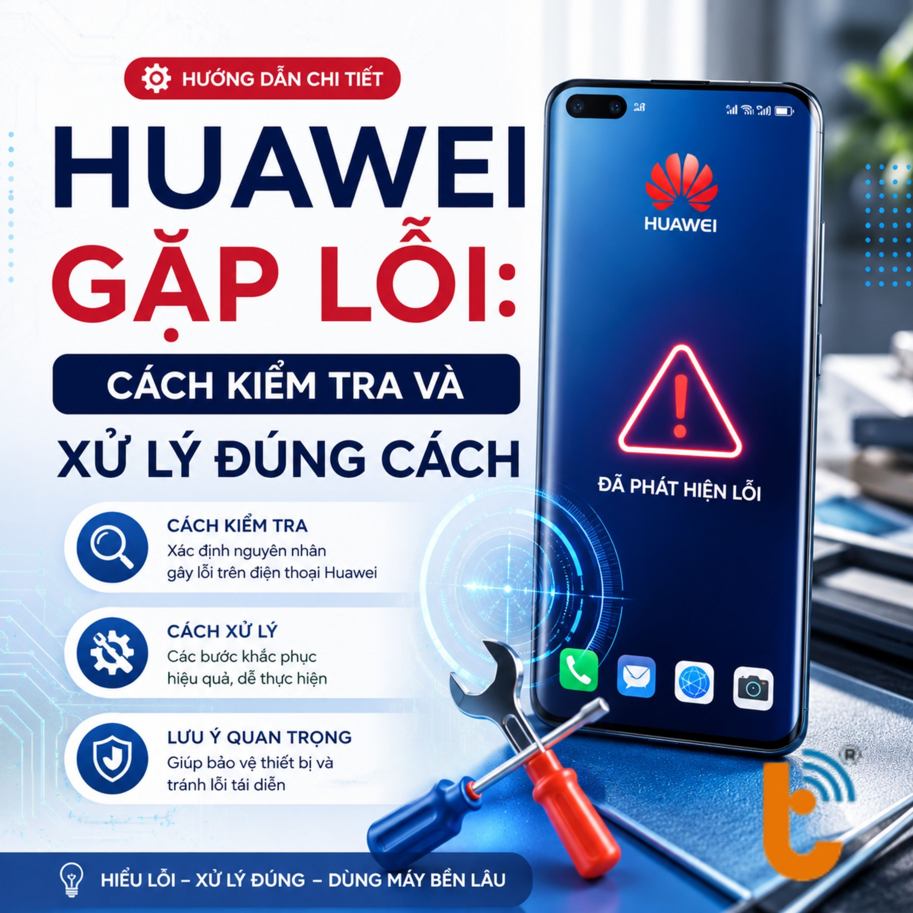 Điện thoại Huawei gặp lỗi: Cách kiểm tra và xử lý đúng cách episode artwork