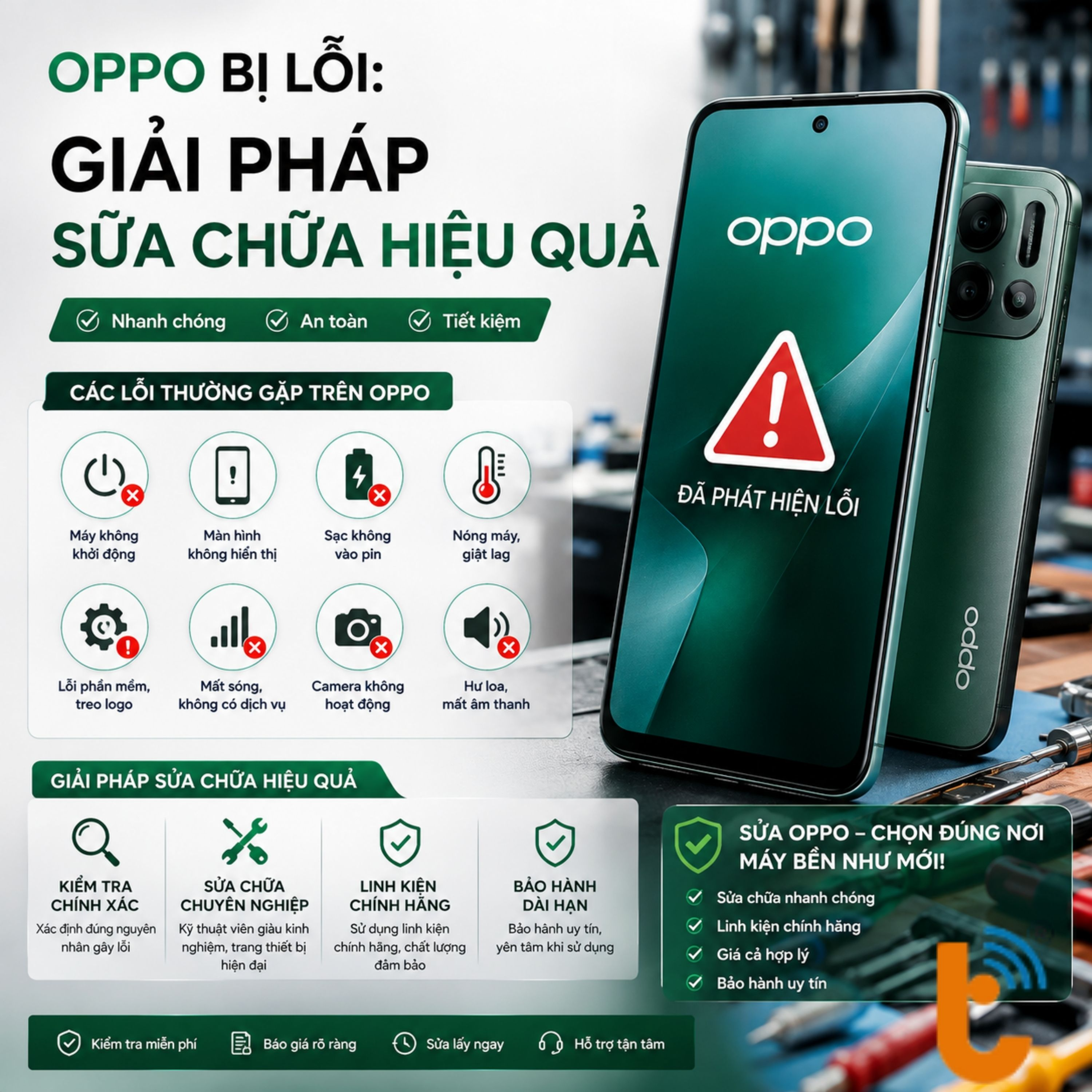 Điện thoại Oppo bị lỗi: Giải pháp sửa chữa hiệu quả episode artwork