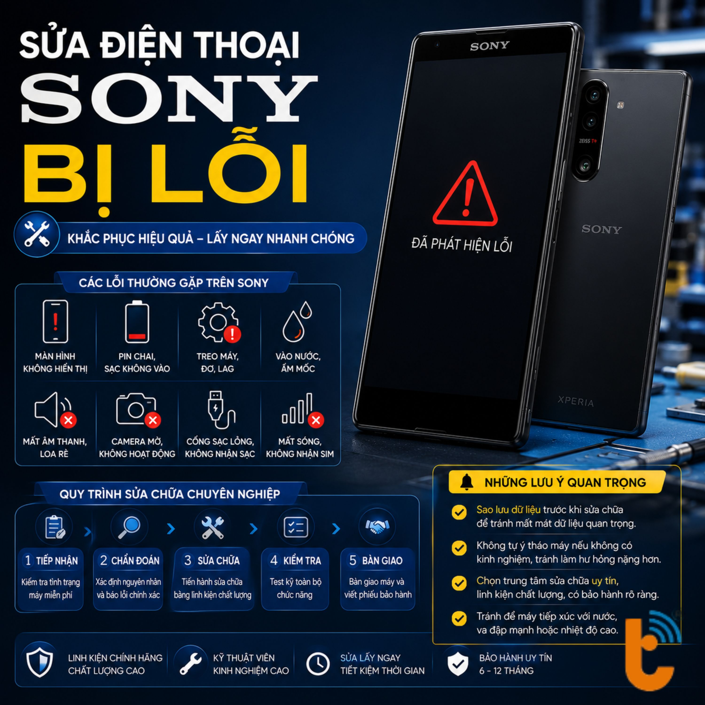 Sửa chữa điện thoại Sony: Cần sửa những gì? episode artwork
