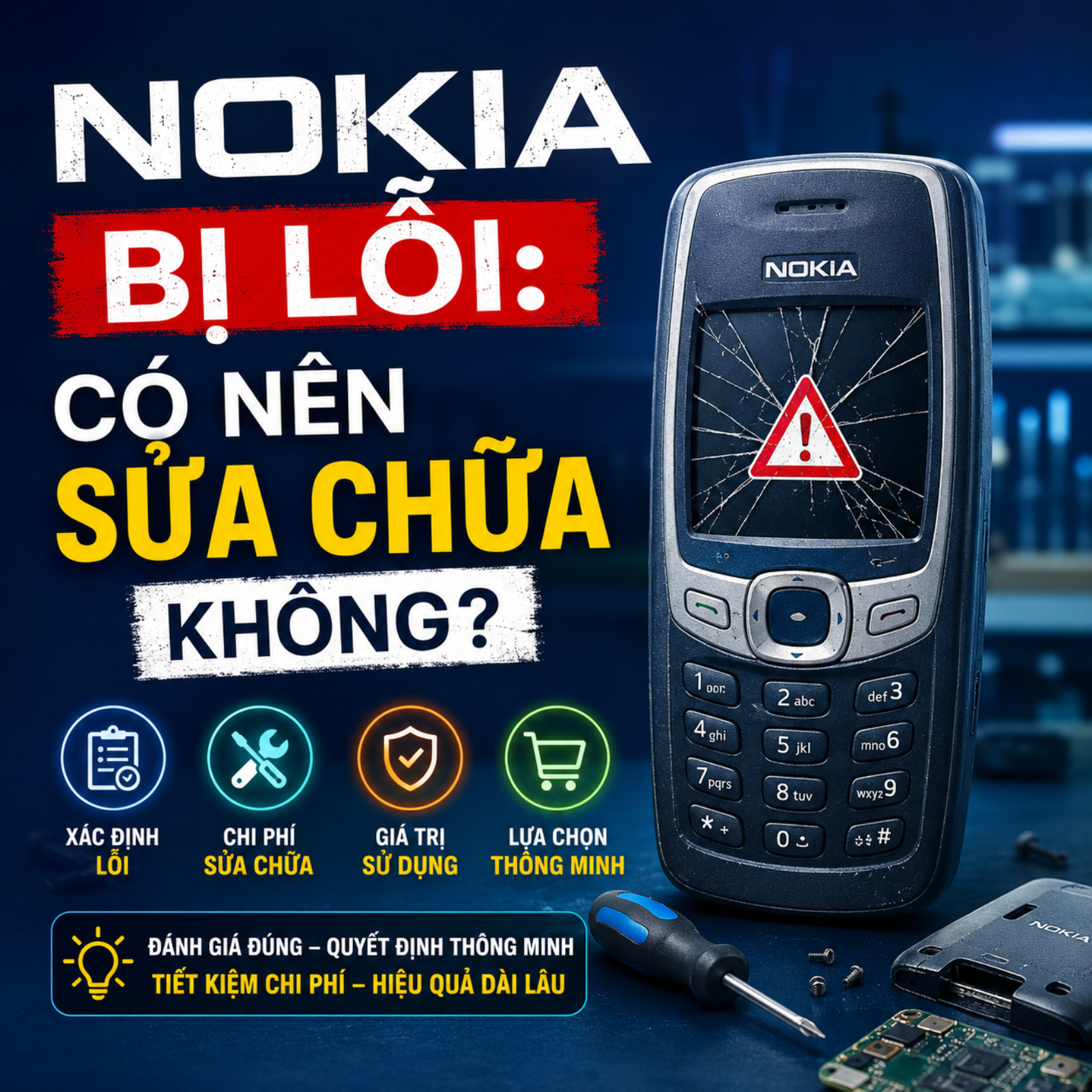 Nokia bị lỗi: Có nên sửa chữa không? hay mua mới episode artwork