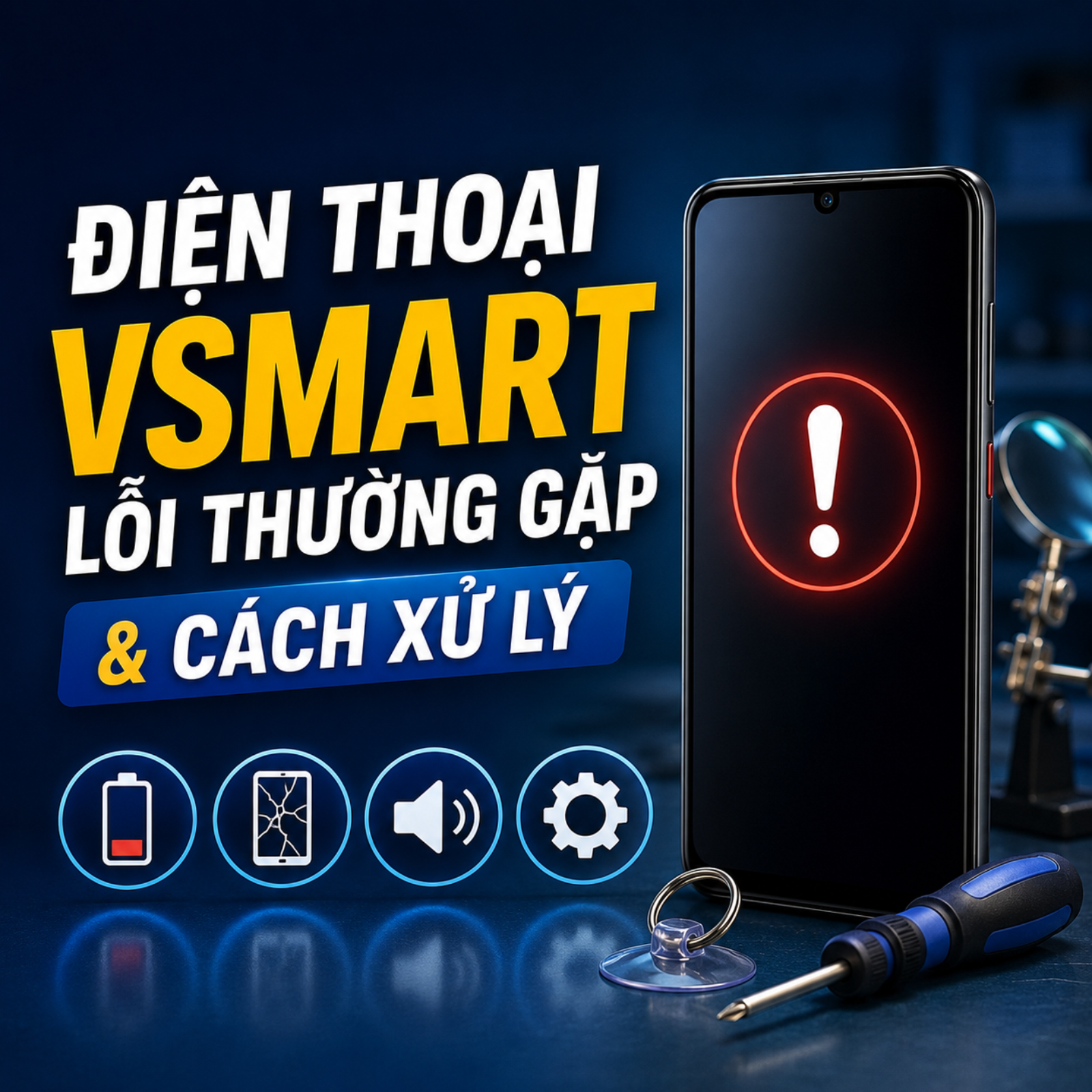 Điện thoại VSmart lỗi thường gặp và cách xử lý episode artwork
