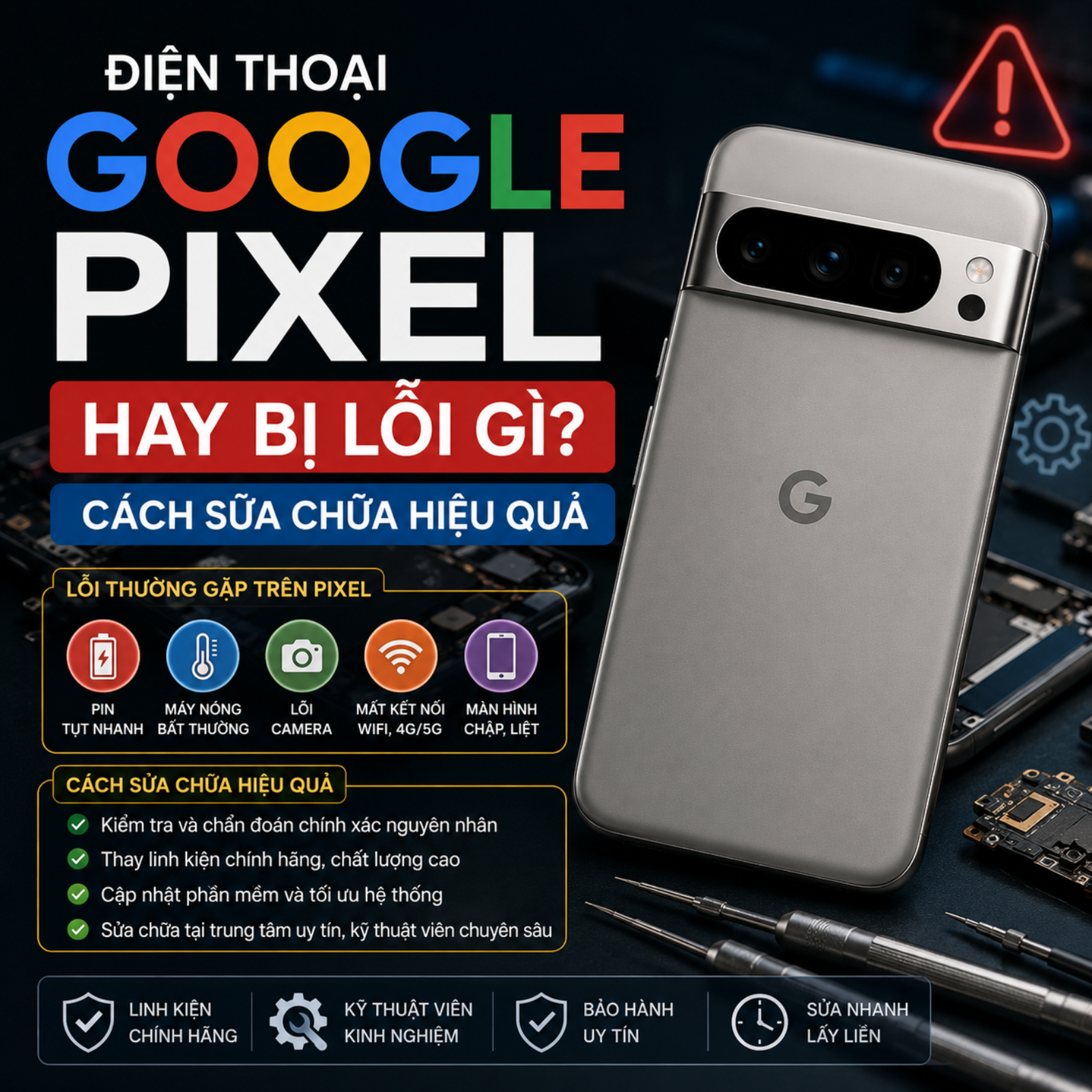 Điện thoại Google Pixel hay bị lỗi gì? Cách sửa chữa hiệu quả episode artwork