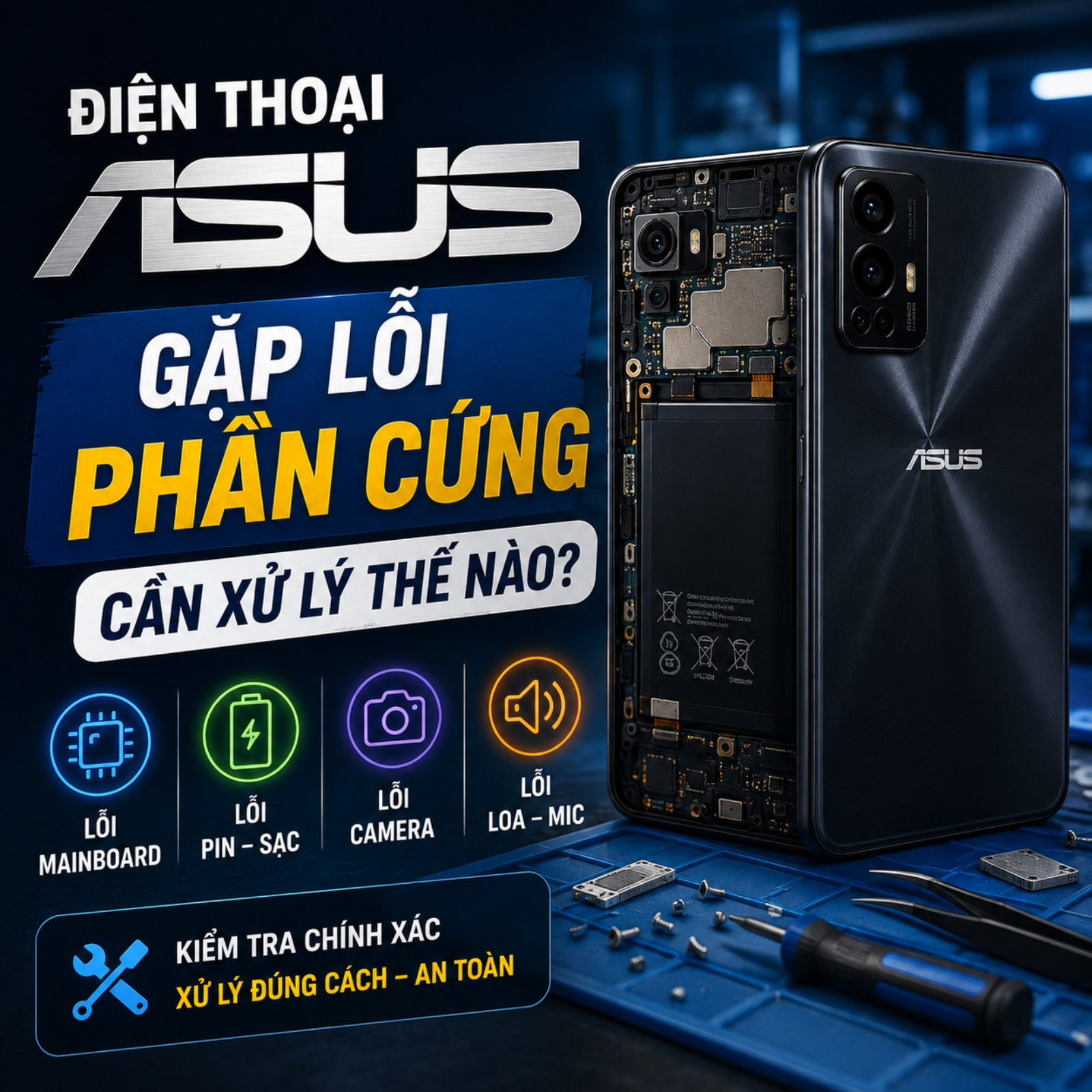 Điện thoại Asus gặp lỗi phần cứng cần xử lý thế nào? episode artwork